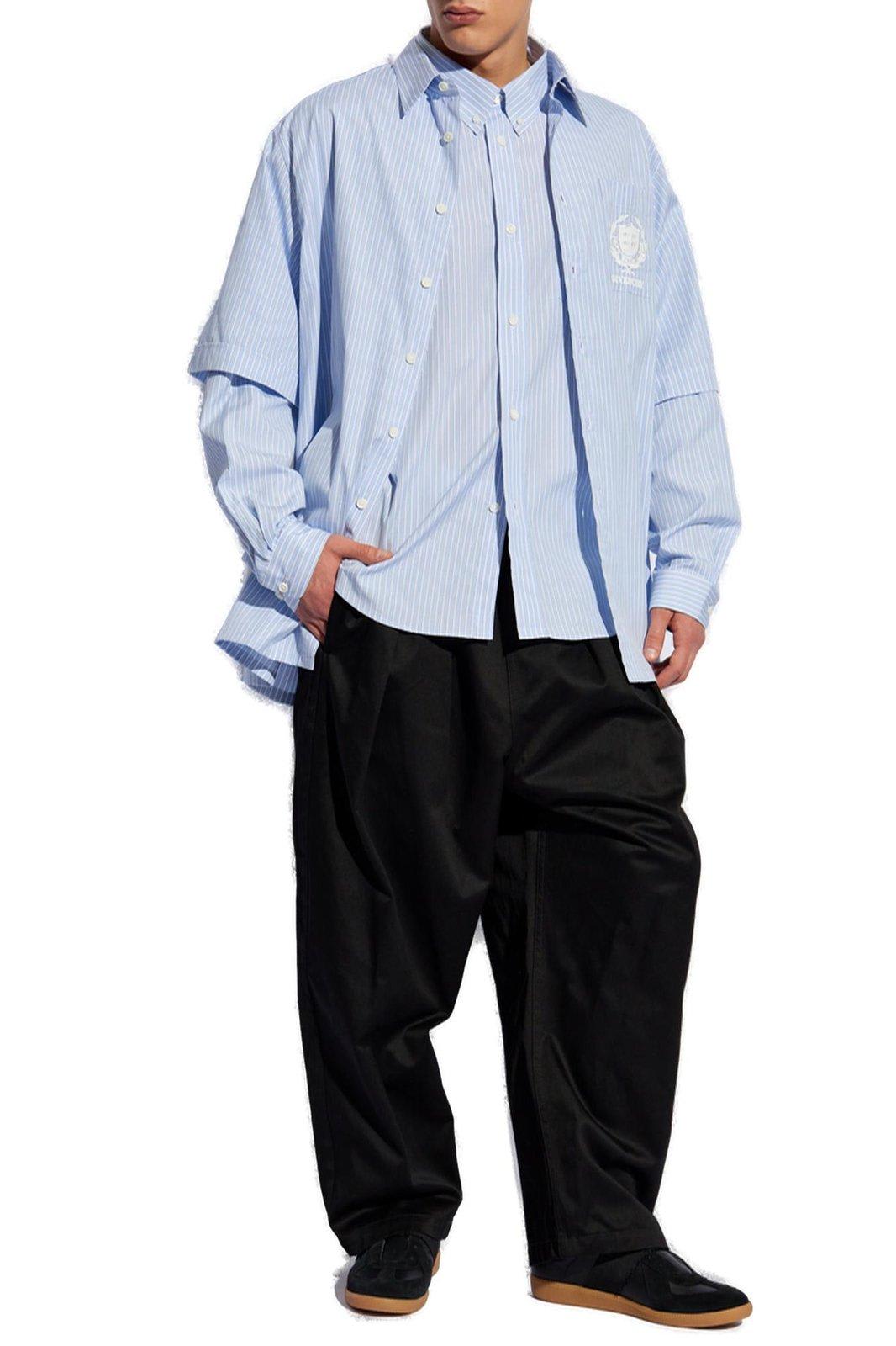 【送料&関税込】Maison Margiela Pleated Loose-fit Cropped Pa Maison Margiela Pleated Loose-fit Cropped Pants | italist