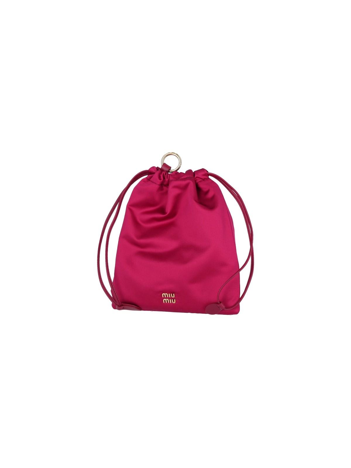 Miu Miu Duchesse Logo Pouch | italist