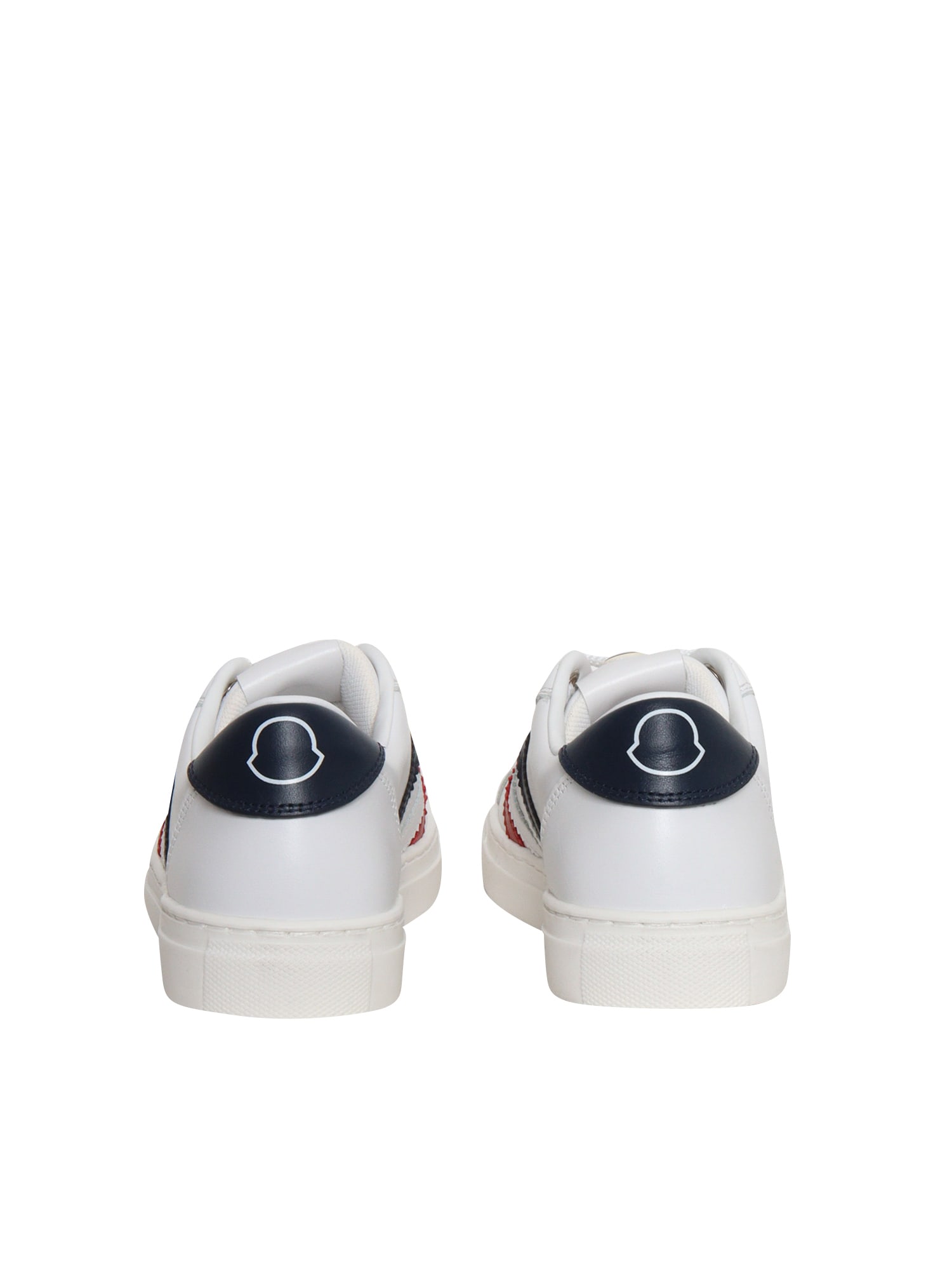 Moncler White Monaco Sneakers | italist