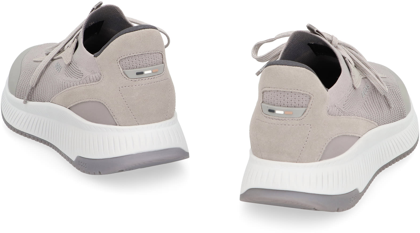【送料&関税込】Hugo Boss Sock Fabric Low-top Sneakers Hugo Boss Boss Sock Fabric Low-top Sneakers In Grey | ModeSens