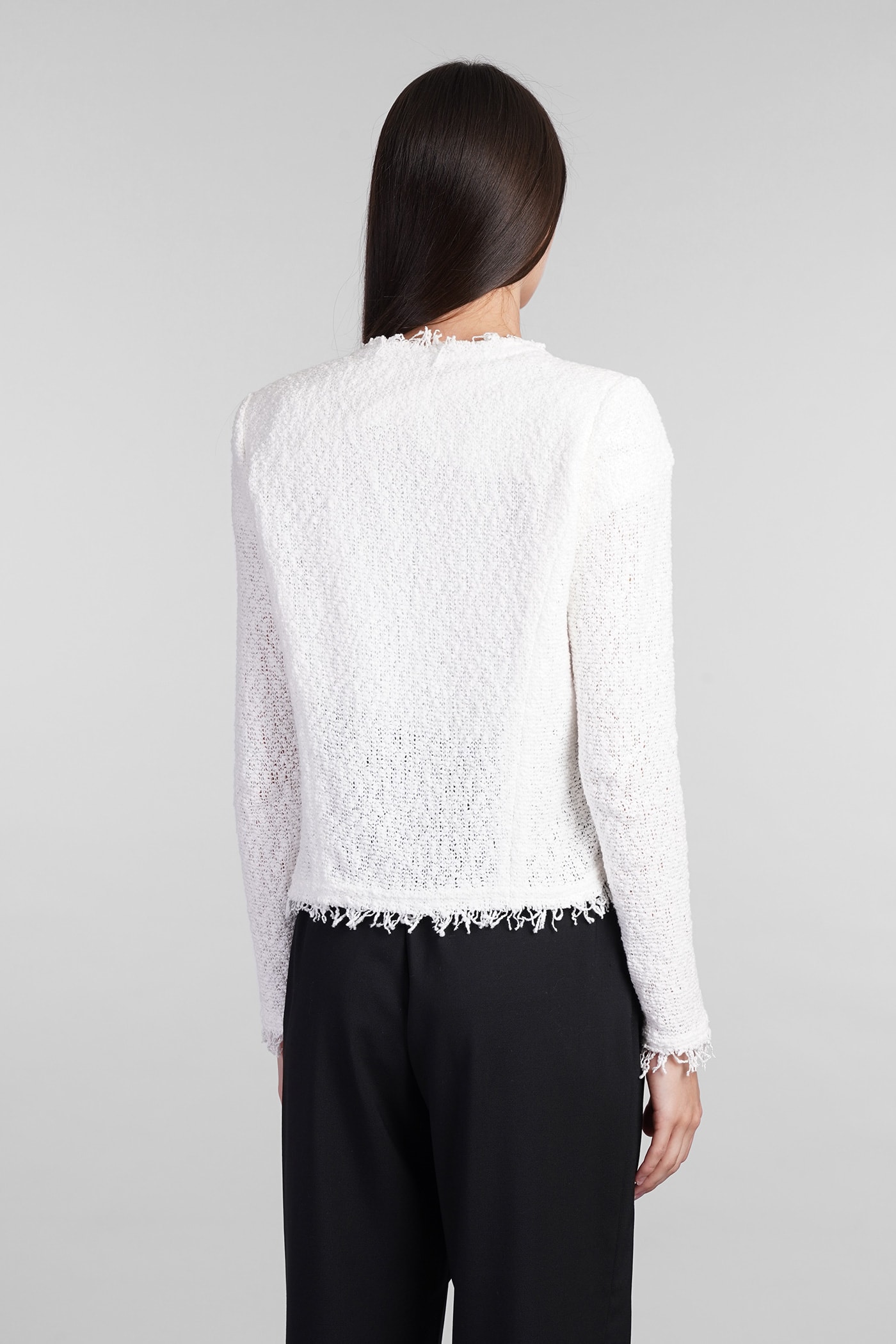 IRO Shavani Casual Jacket In White Cotton | italist, ALWAYS