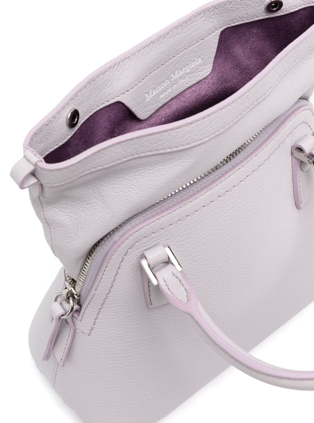 Maison Margiela Lilac '5ac Classique Micro' Crossbody Bag With