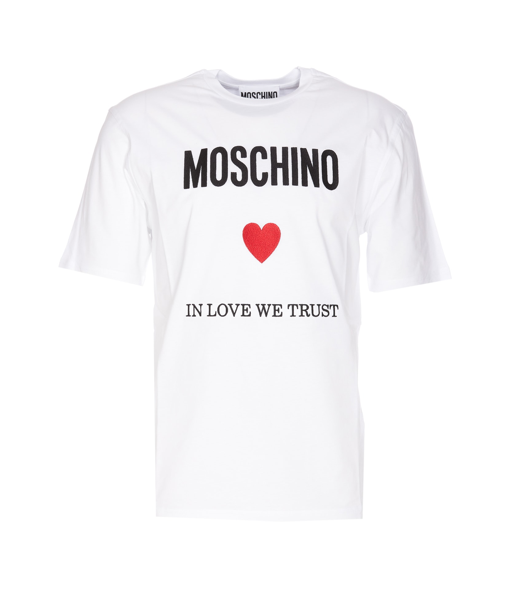 【送料&関税込】Moschino in Love We Trust T-shirt Moschino In Love We Trust T-shirt | italist
