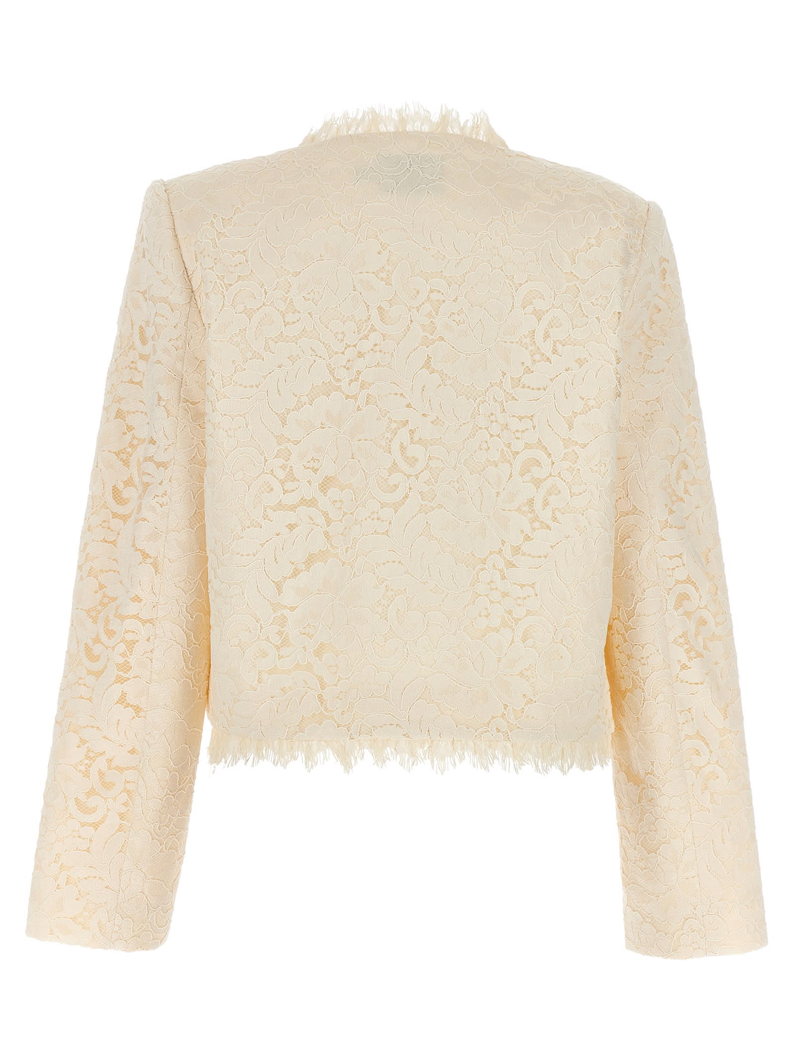 Self-Portrait|JACKETS (CREAM CORD LACE JACKET (RS24172J self-portrait 'cream Cord Lace' Jacket | italist