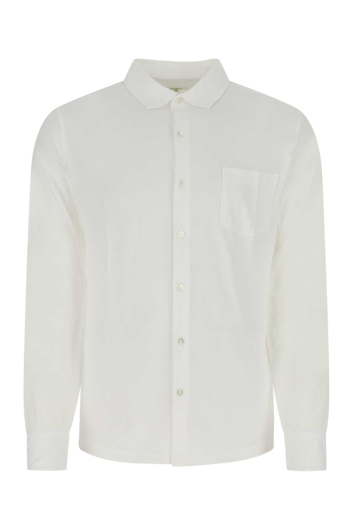 Tシャツ・カットソー HARTFORD SS22 White cotton shirt (AX62300 01) Hartford White Cotton Shirt | italist