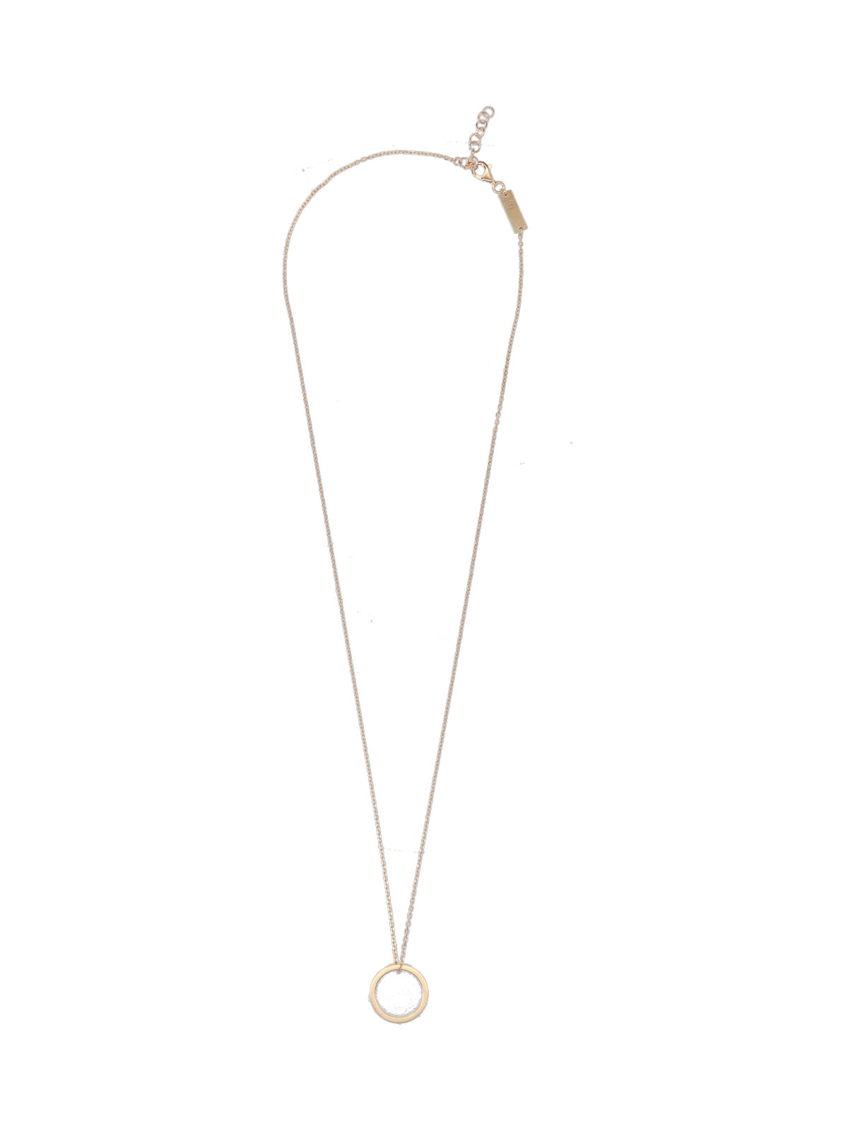 ★Maison Margiela★ Logo Ring Necklace Rose Gold SM1UU0035SV Maison Margiela Logo Ring Necklace | italist