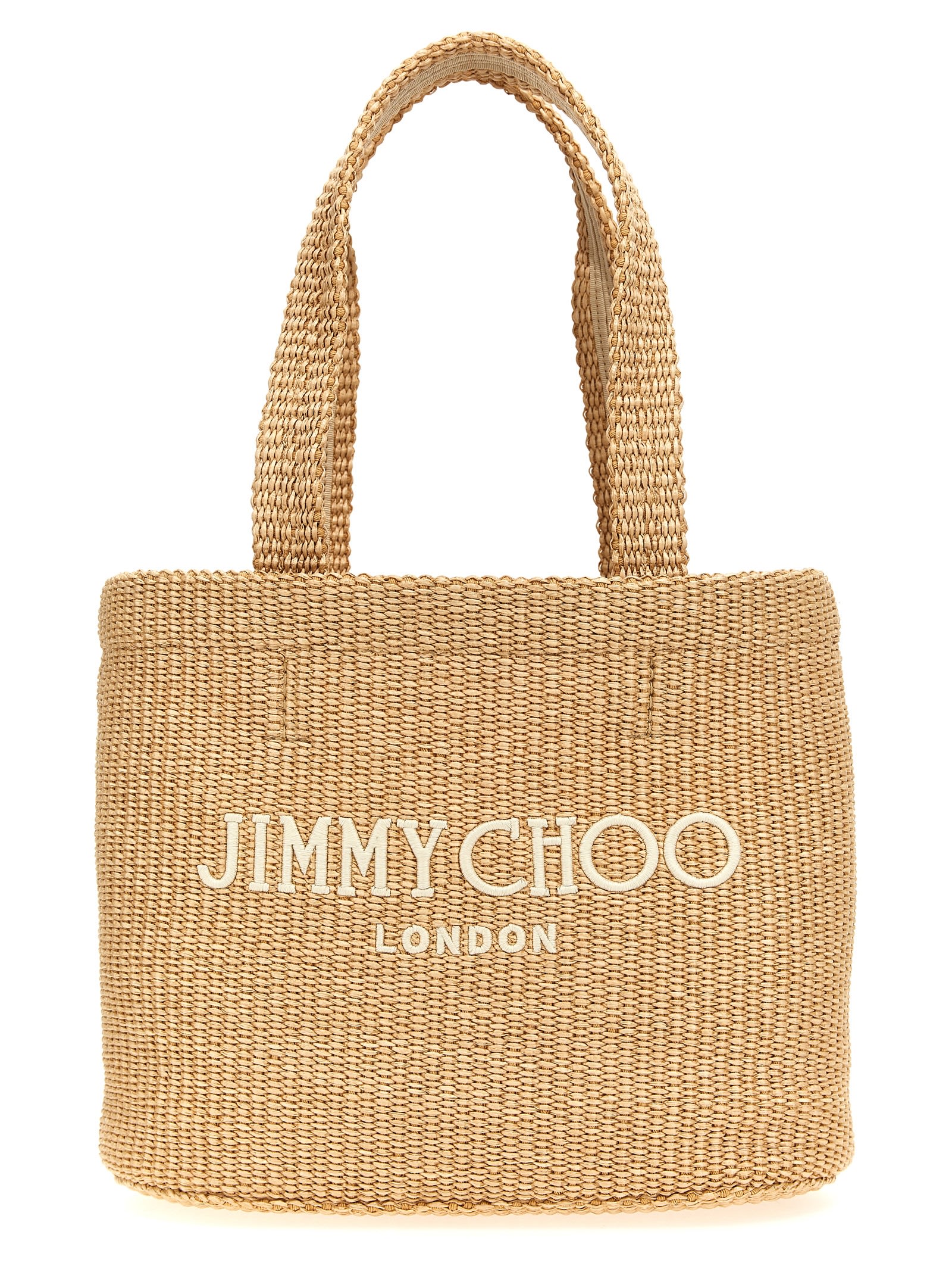 【送関込】Jimmy Choo☆ジミーチュウ Beach tote east-west Jimmy Choo 'beach Tote East-west' Shopping Bag | italist