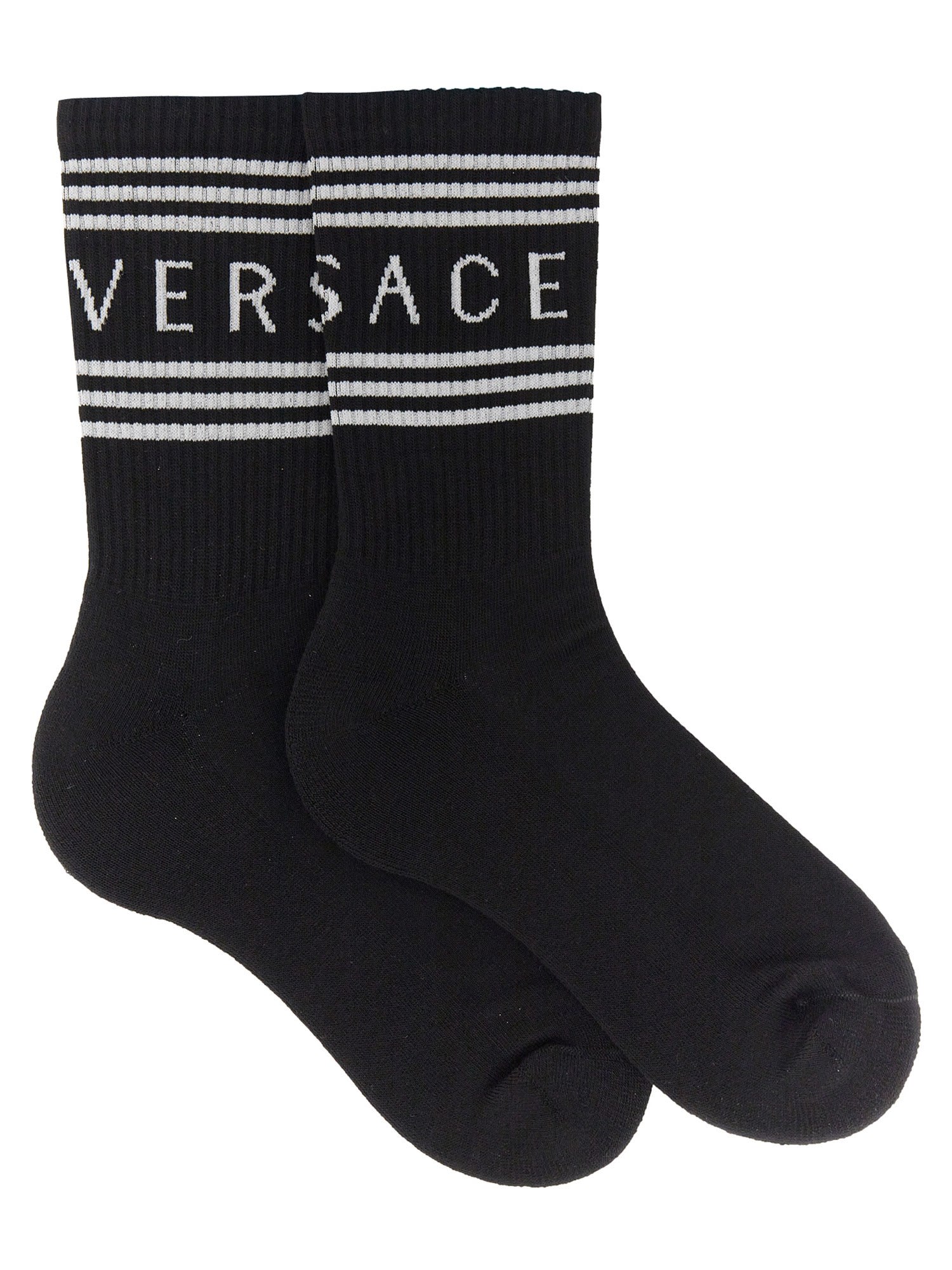 VERSACE ロコニットソックス 78VA0J03ZG081 L01 2e425e9996150de68f4049b812891f