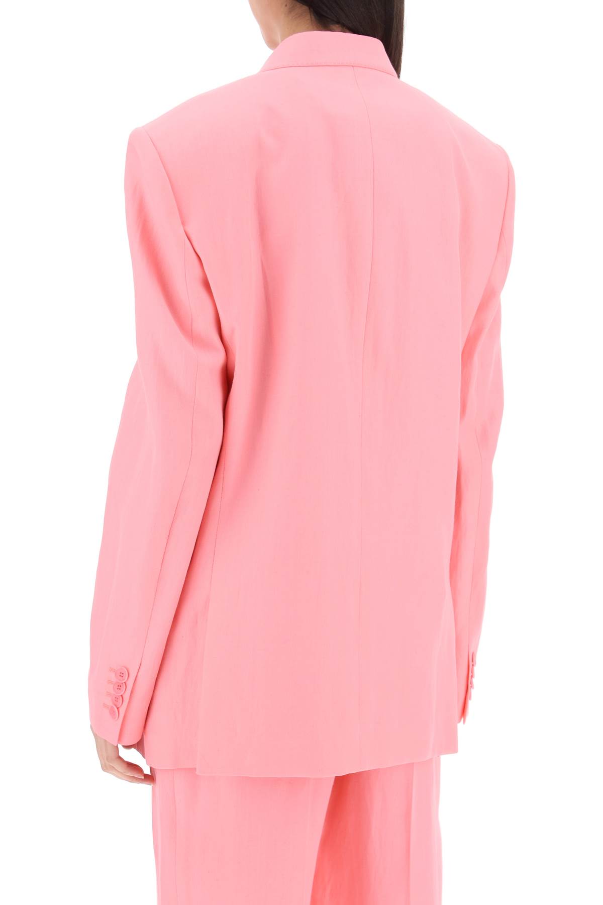 ジャケット STELLA McCARTNEY Pink Twill Oversize Blazer Stella McCartney Oversized Double-breasted Blazer | italist