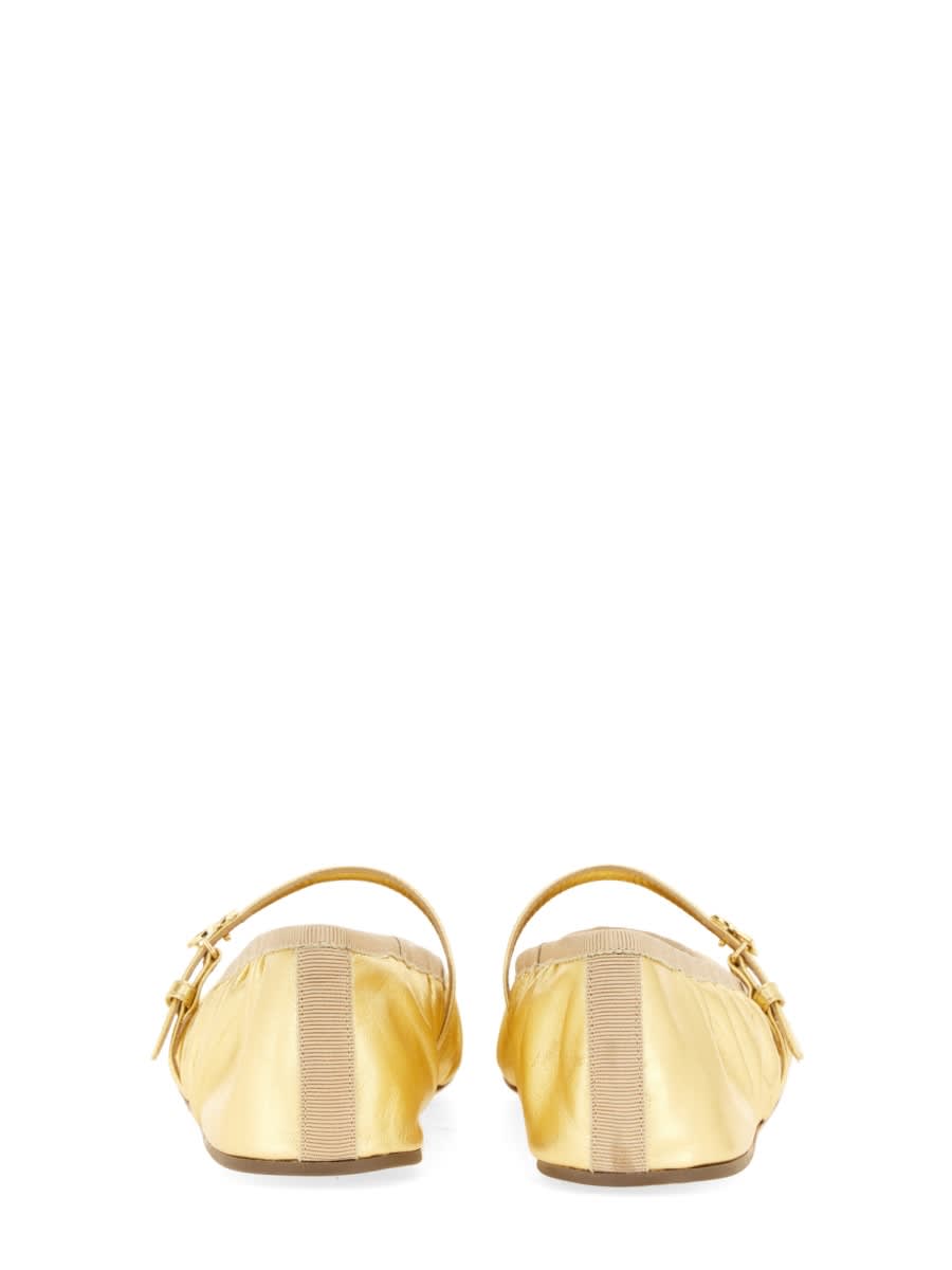 Dolce & Gabbana Mordoré Nappa Ballerina | italist