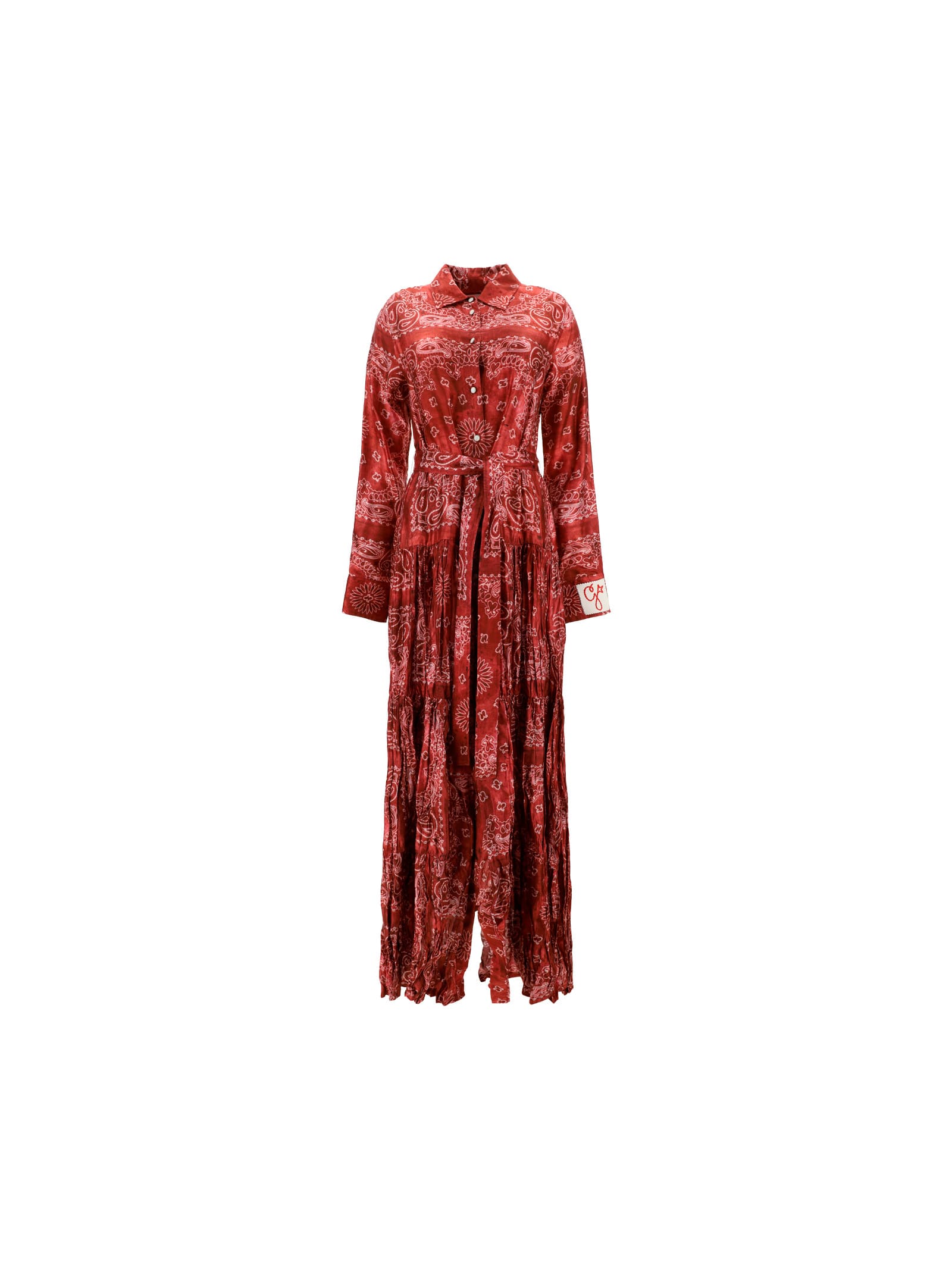 burgundy viscose dress