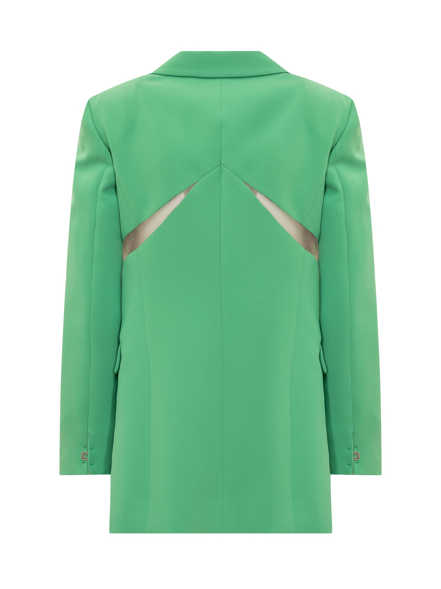 Dsquared2 Tulle Insert Blazer Jacket | italist Dsquared2 Tulle Insert Blazer Jacket | italist