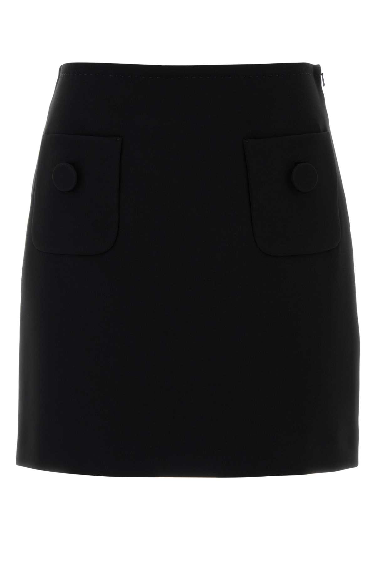 ミニスカート Max Mara Studio White triacetate blend Pagine mini skirt 2f3fe4cc30bfa13d0c4f81050619f7