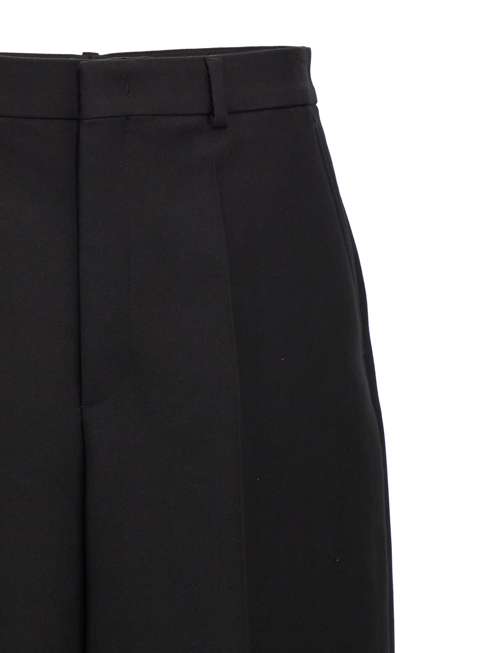 【関税&送料込】Valentino Garavani Black Wool Pant Valentino Garavani Black Wool Pant Elegance and Comfort