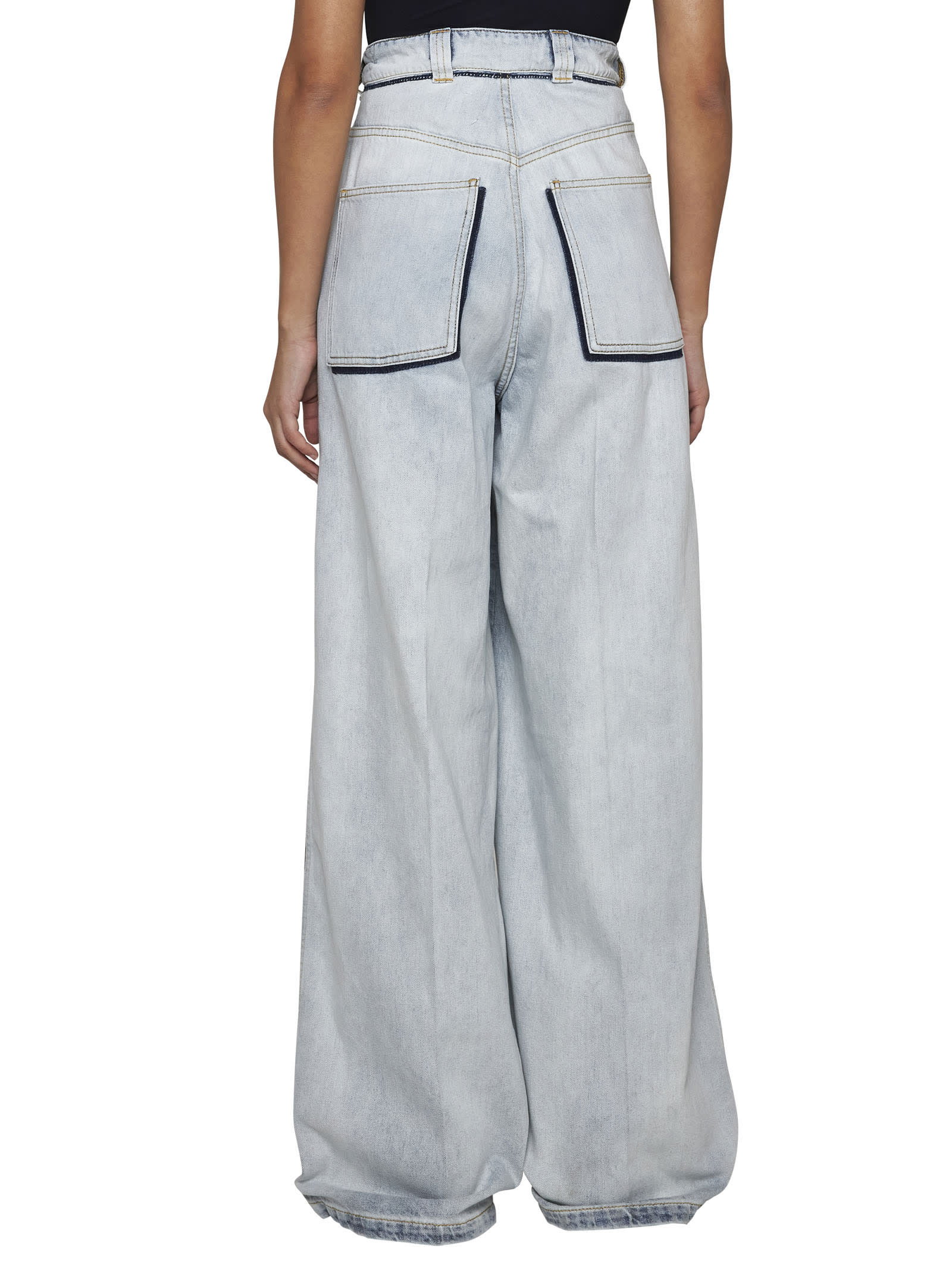 【送料&関税込】Maison Margiela Memory Wide-leg Pleated Jean Maison Margiela Memory Wide-leg Pleated Jeans | italist