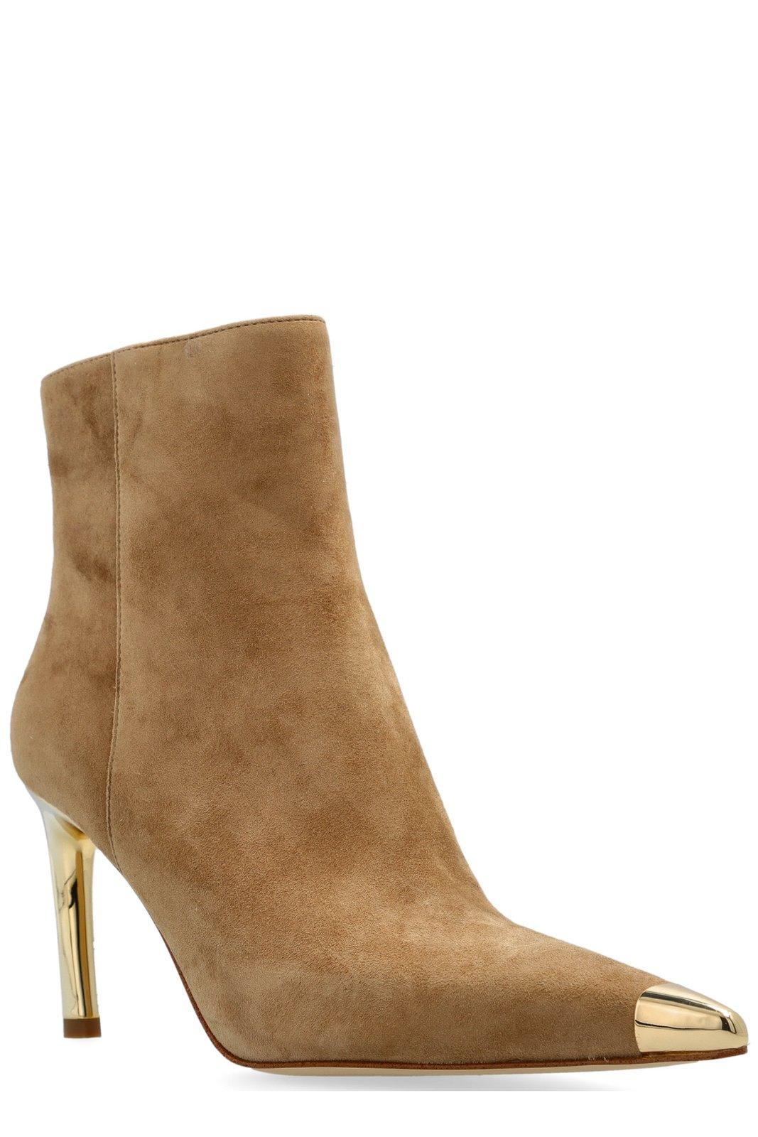 【送料&関税込】Michael Kors Kasia Pointed-toe Boots Brown Kasia heeled ankle boots Michael Michael Kors - Vitkac