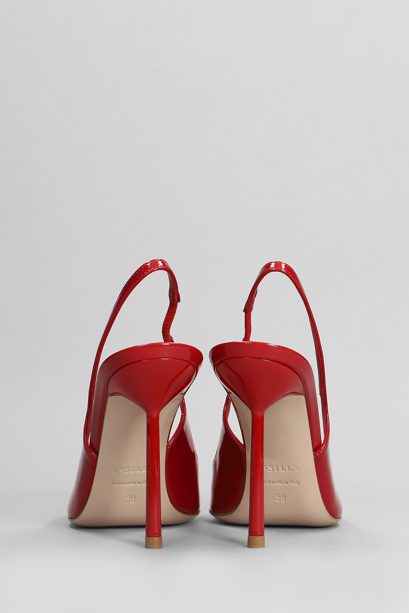 Le Silla Vivienne Pumps In Red Patent Leather | italist