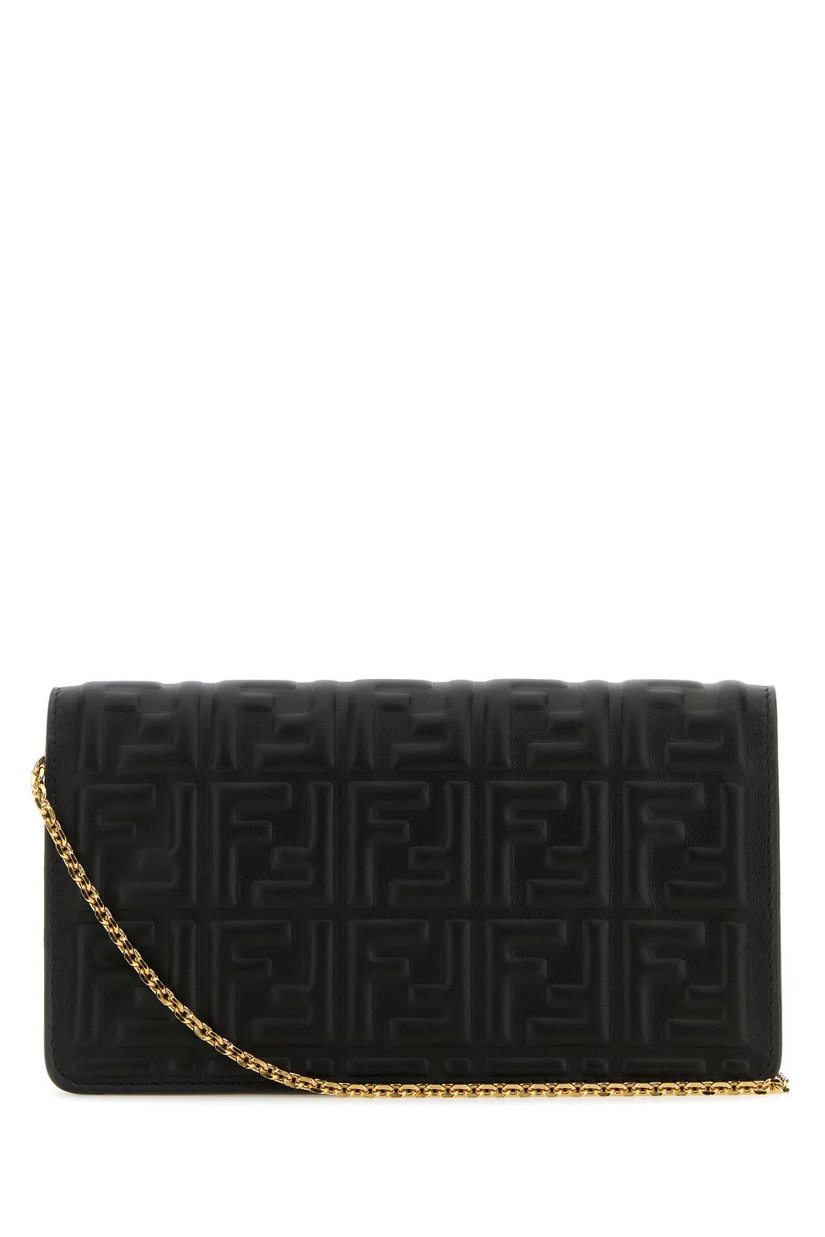 【関税&送料込】Fendi Black Nappa Leather Baguette Wallet Fendi Black Nappa Leather Baguette Wallet | italist, ALWAYS