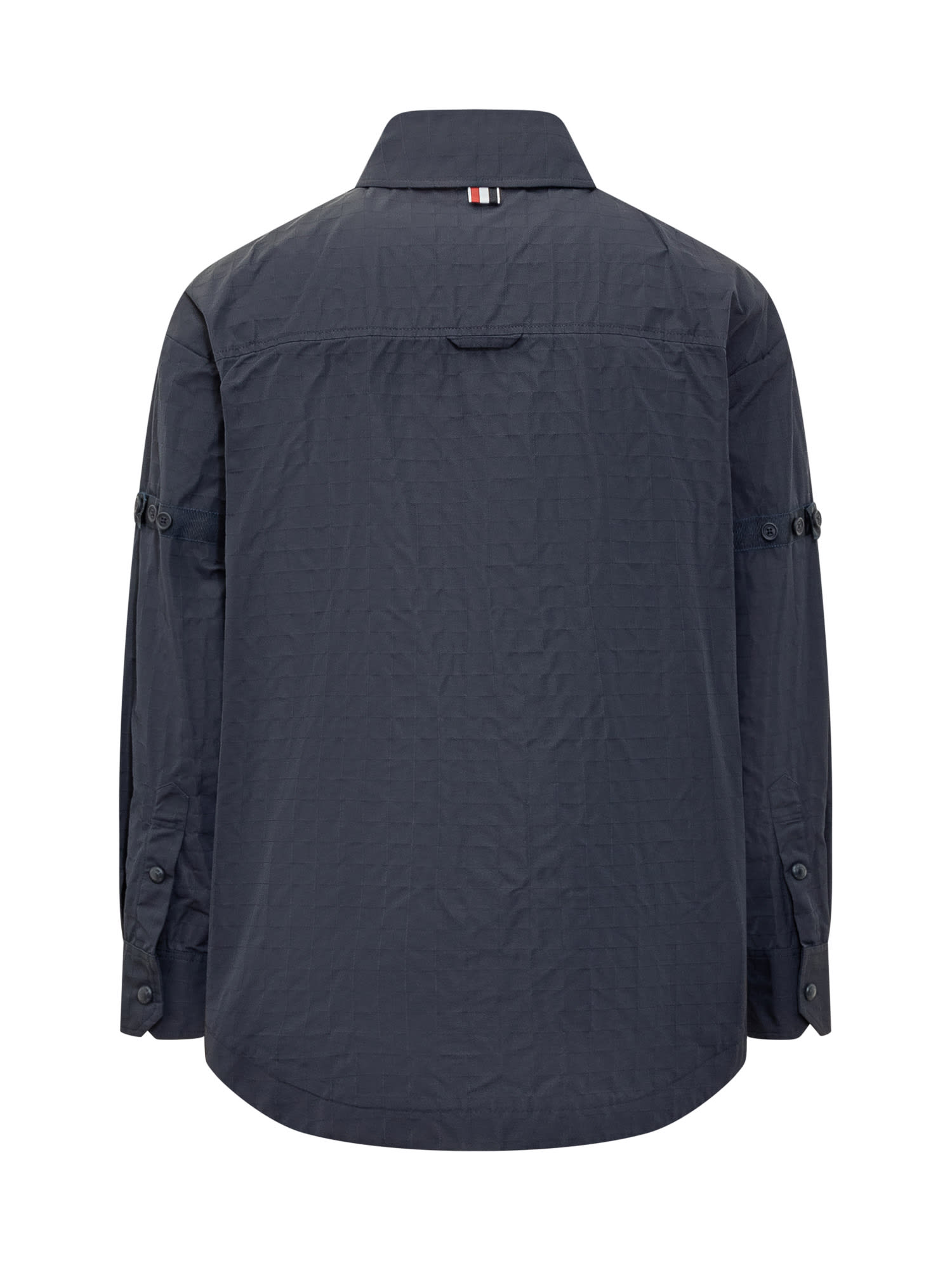【関税込み】thom browne 'Snap Front' overshirt Thom Browne 'snap Front' Overshirt | italist