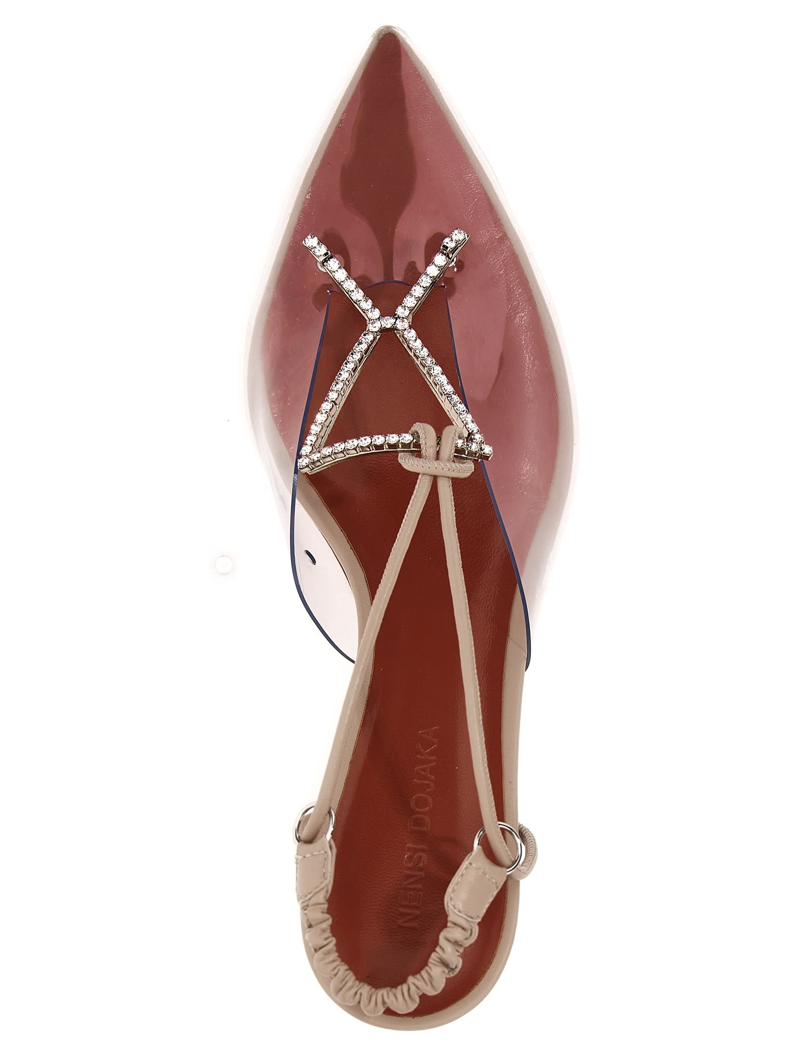 パンプス Nensi Dojaka Crystal Pvc Sling Backs Nensi Dojaka Crystal Pvc Sling Backs | italist