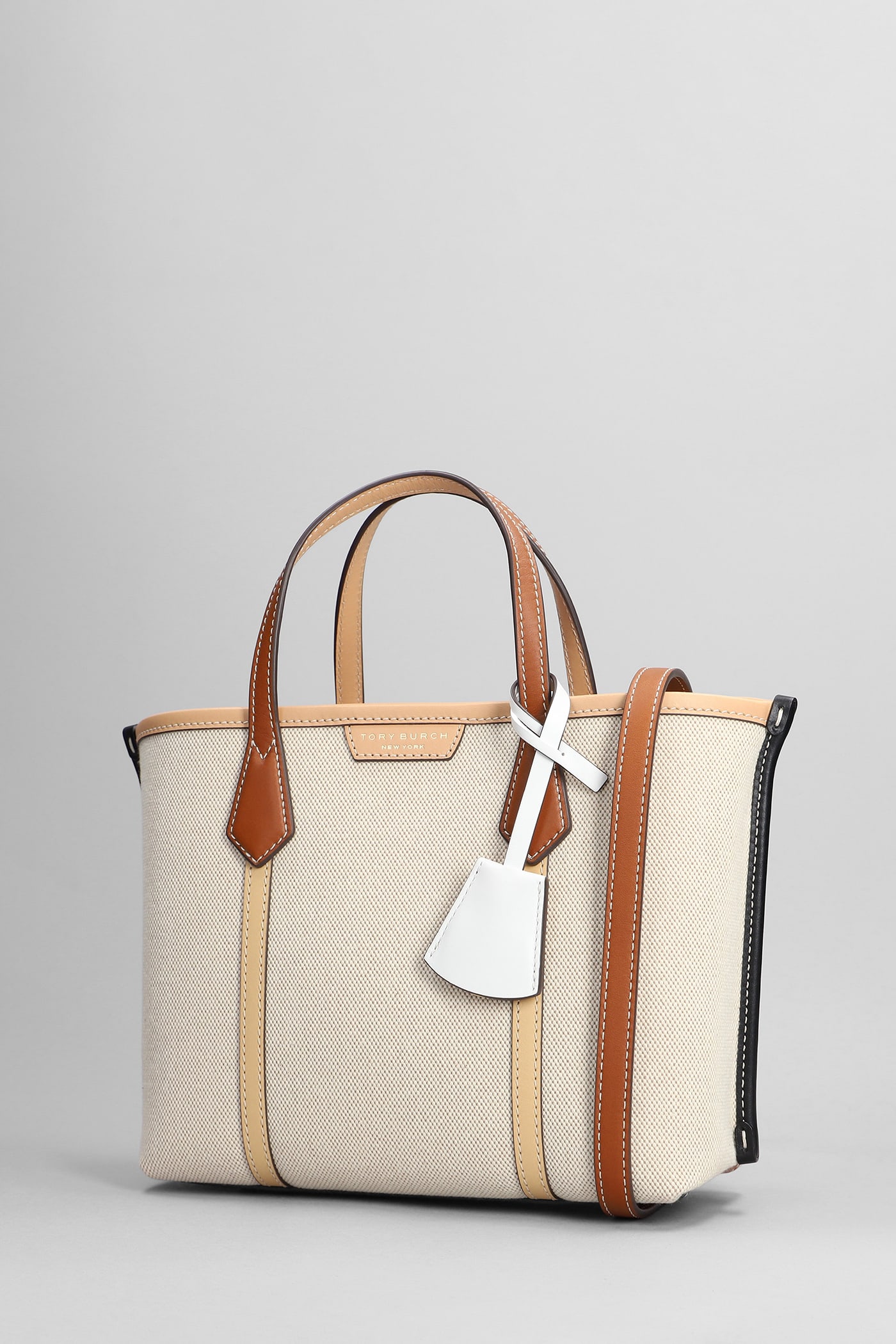 Tory Burch Perry Tote In Multicolor Cotton | italist, ALWAYS LIKE A SALE