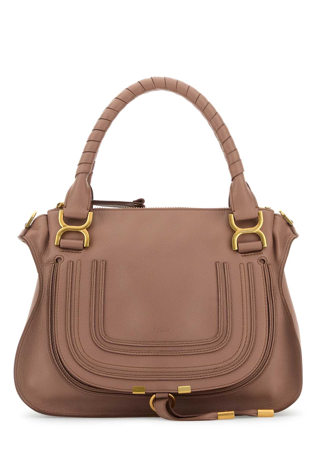 ハンドバッグ CHLOE ANTIQUED PINK LEATHER MEDIUM MARCIE HANDBAG Chloé Antiqued Pink Leather Medium Marcie Handbag | italist