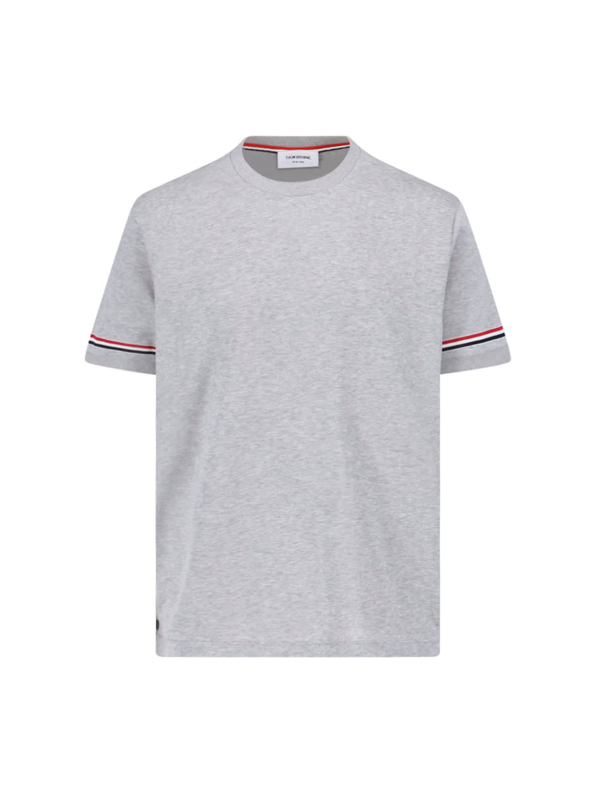【送料&関税込】Thom Browne Tricolor Detail T-shirt Thom browne Tricolor detail t-shirt available on SUGAR - 189600