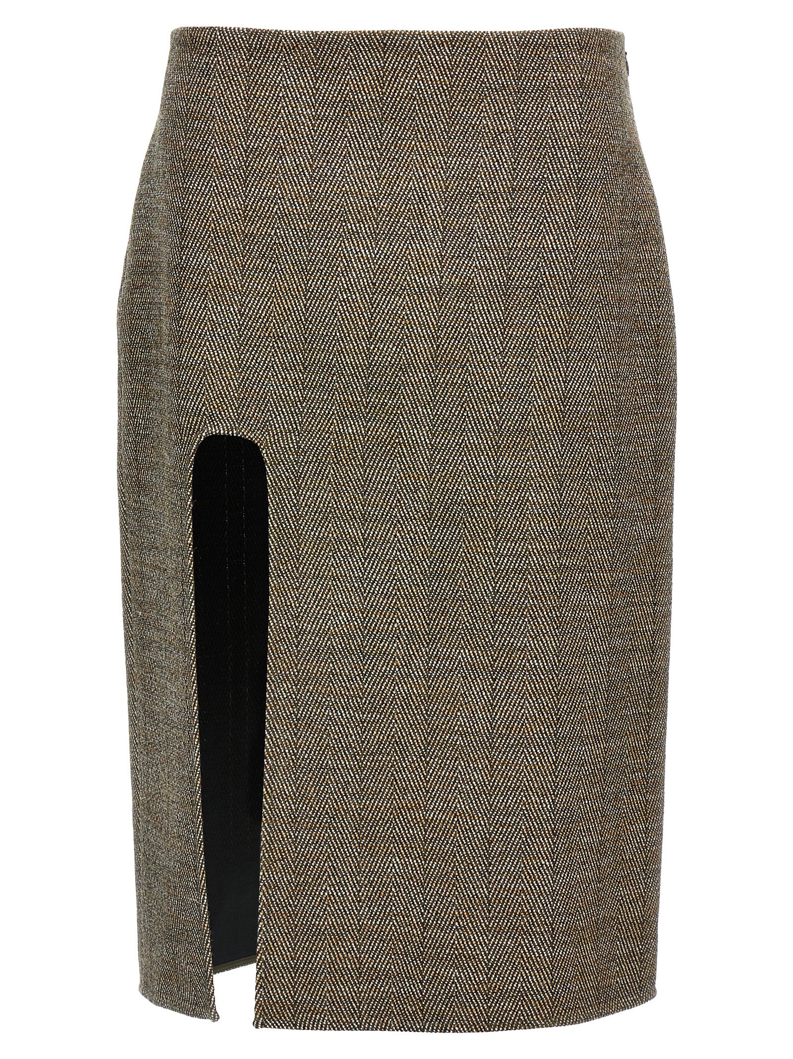 スカート Stella McCartney Slit tweed skirt Stella McCartney Slit Tweed Skirt | italist
