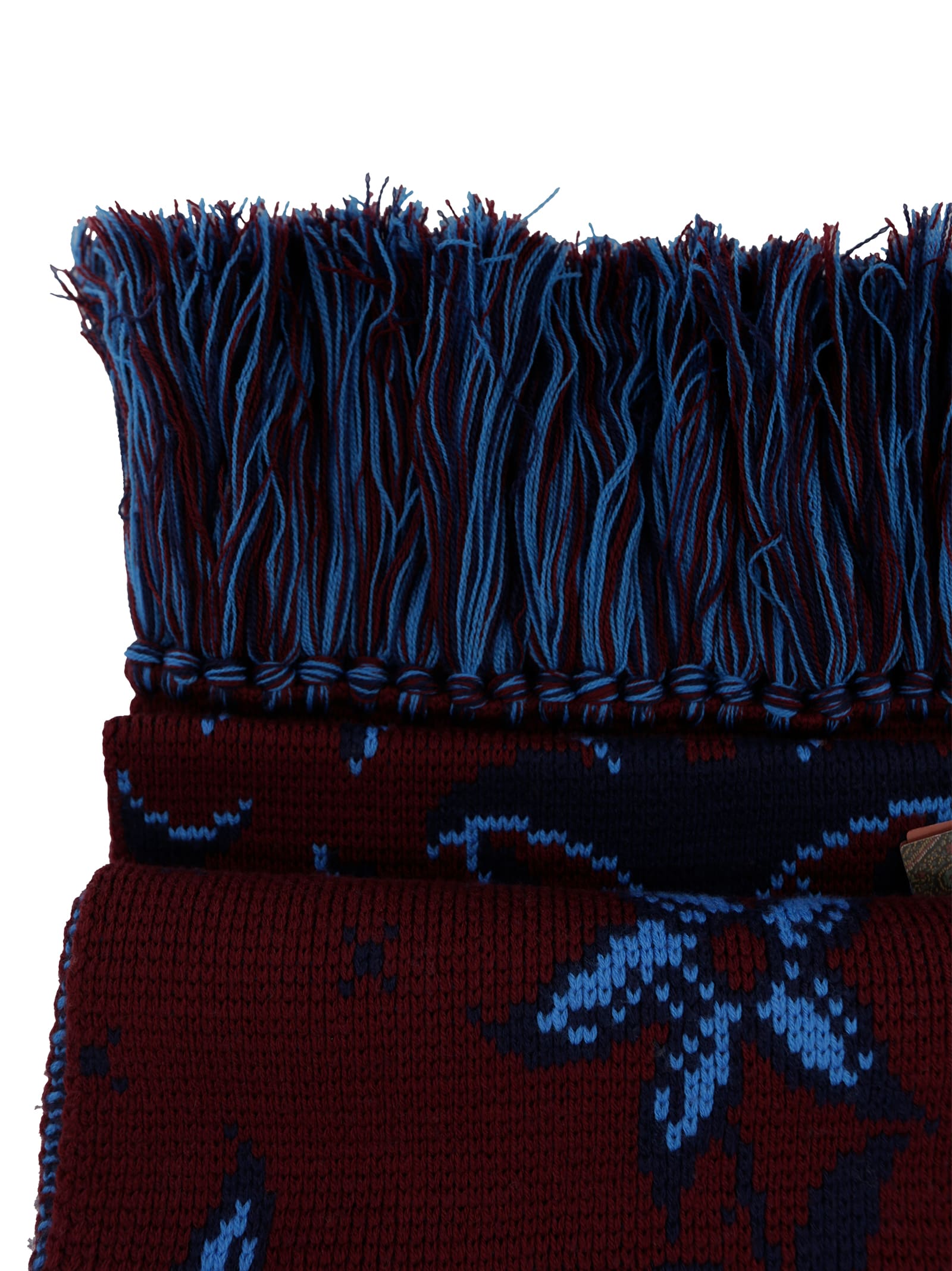Etro Jacquard Scarf With Fringes | italist