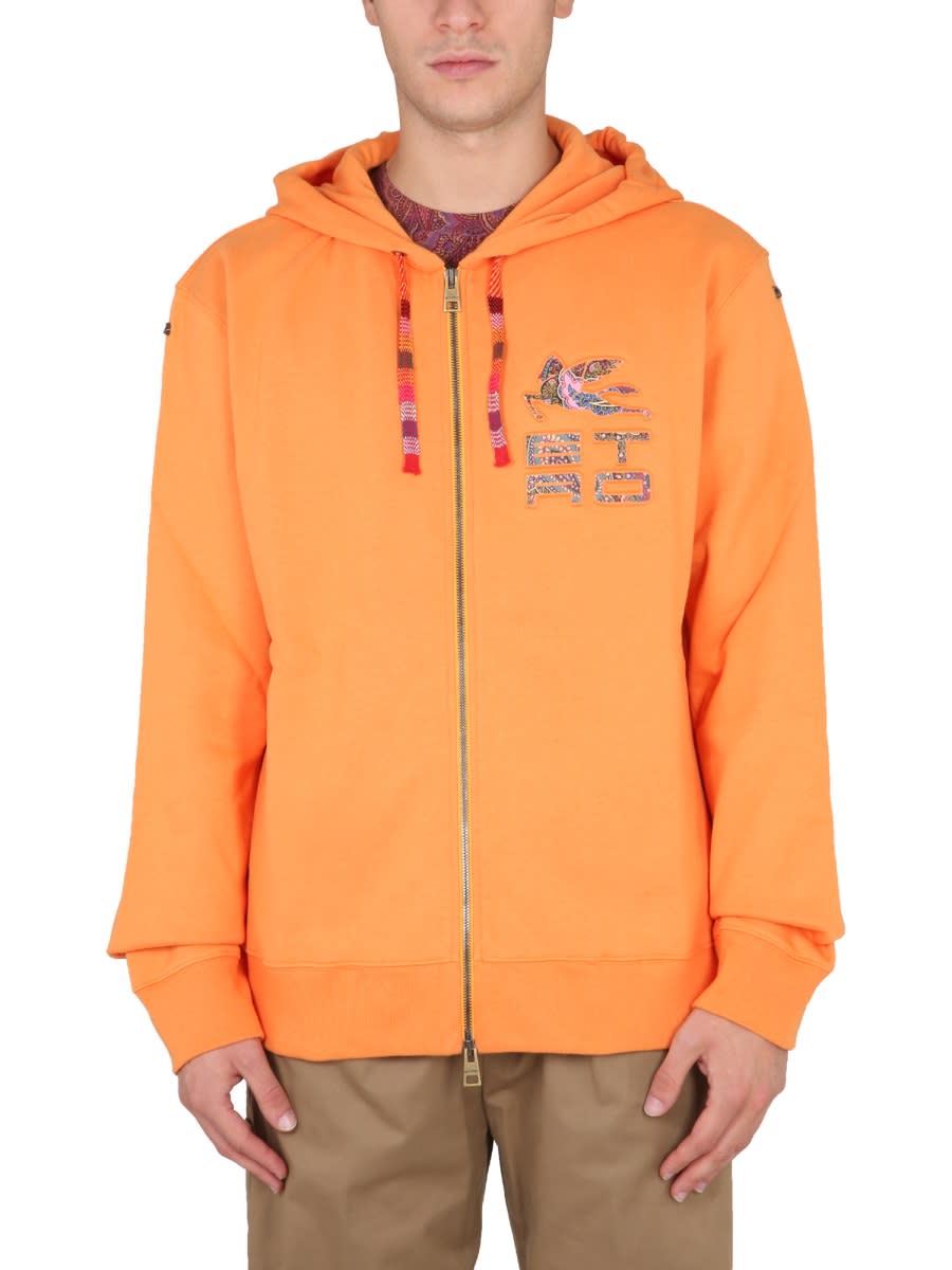 パーカー・フーディ ETRO SS24 HOODED SWEATSHIRT WITH LOGO (MRMB0001_AR201M5039) Logo Hoodie – WE-AR4