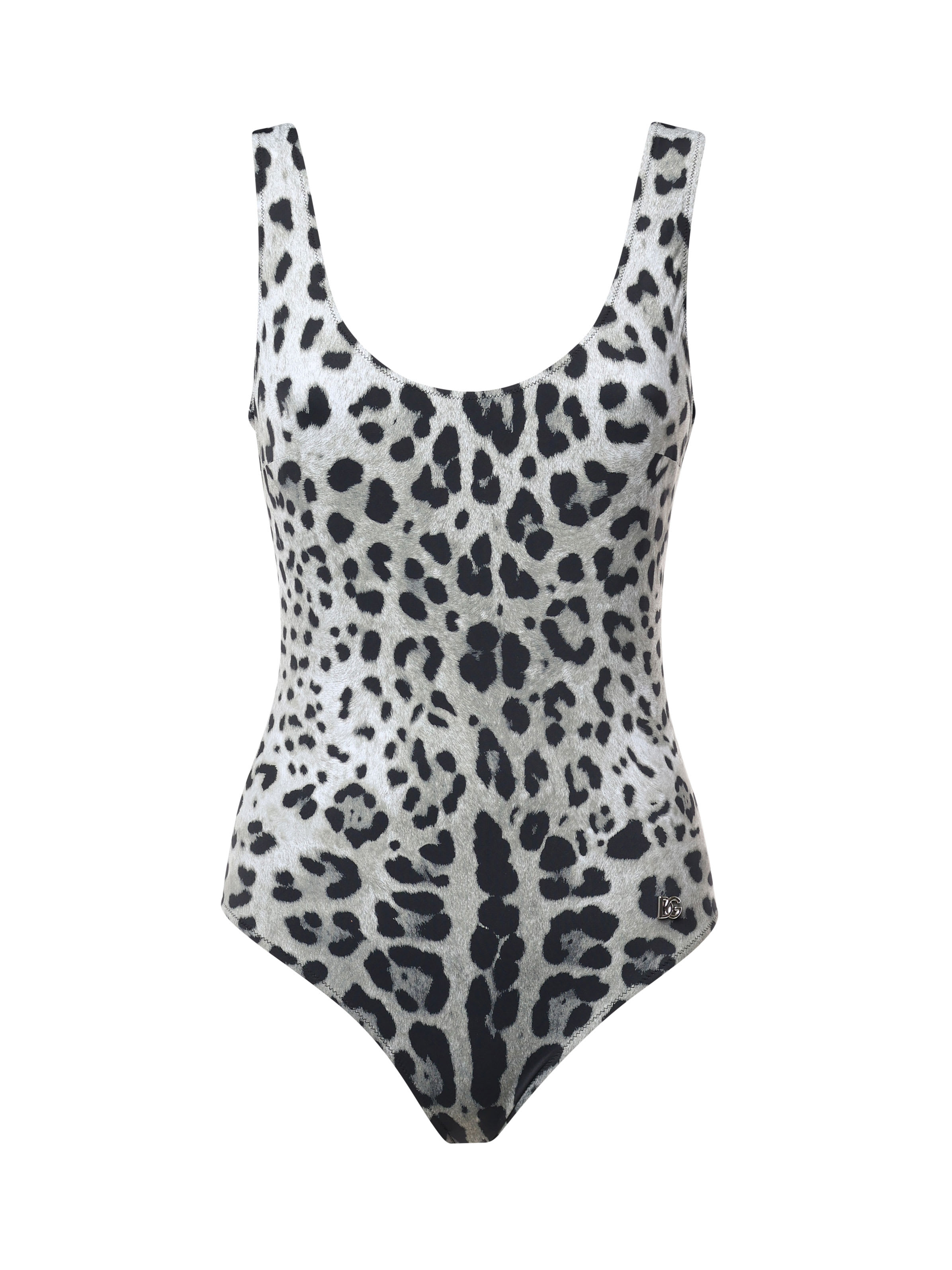 【送料&関税込】Dolce & Gabbana Leopard Print Olympic On Dolce & Gabbana Leopard Print Olympic One-piece Swimsuit