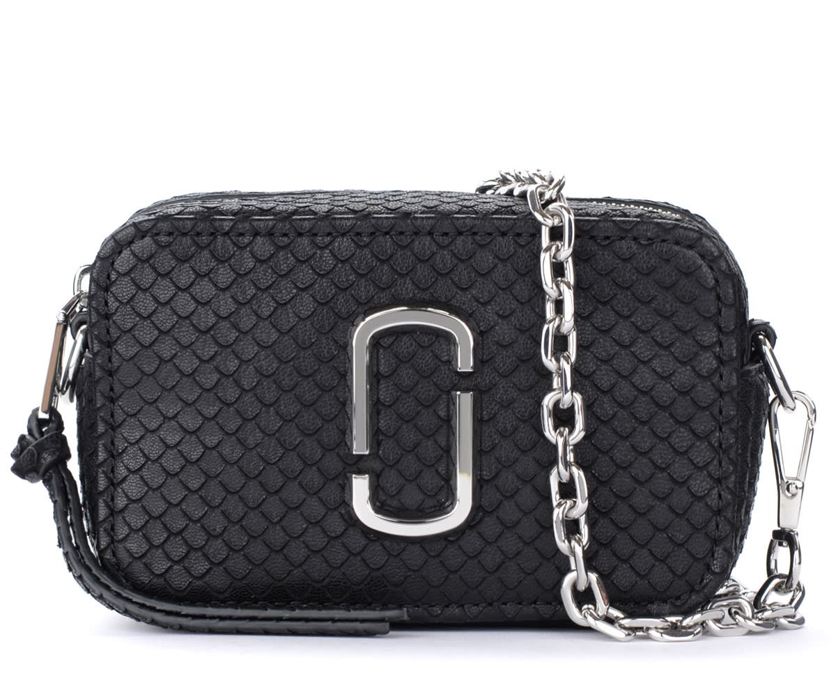 Marc Jacobs The Softshot 17 Crossbody Bag in Black