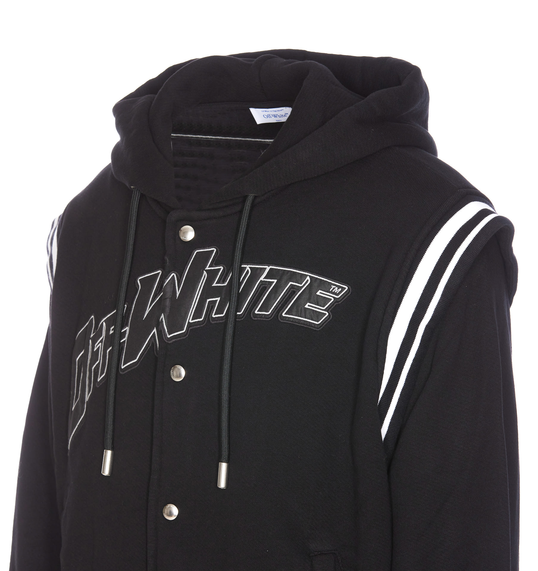 Off-White Fleece 00 Varsity Hoodie | italist