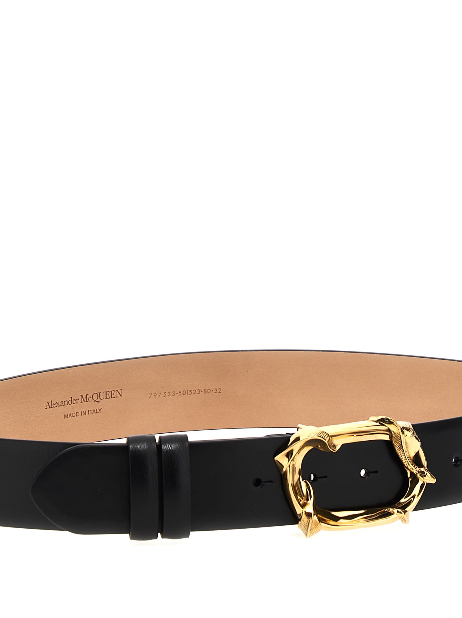 【関税込み】alexander mcqueen 'Snake' belt Alexander McQueen 'snake' Belt | italist