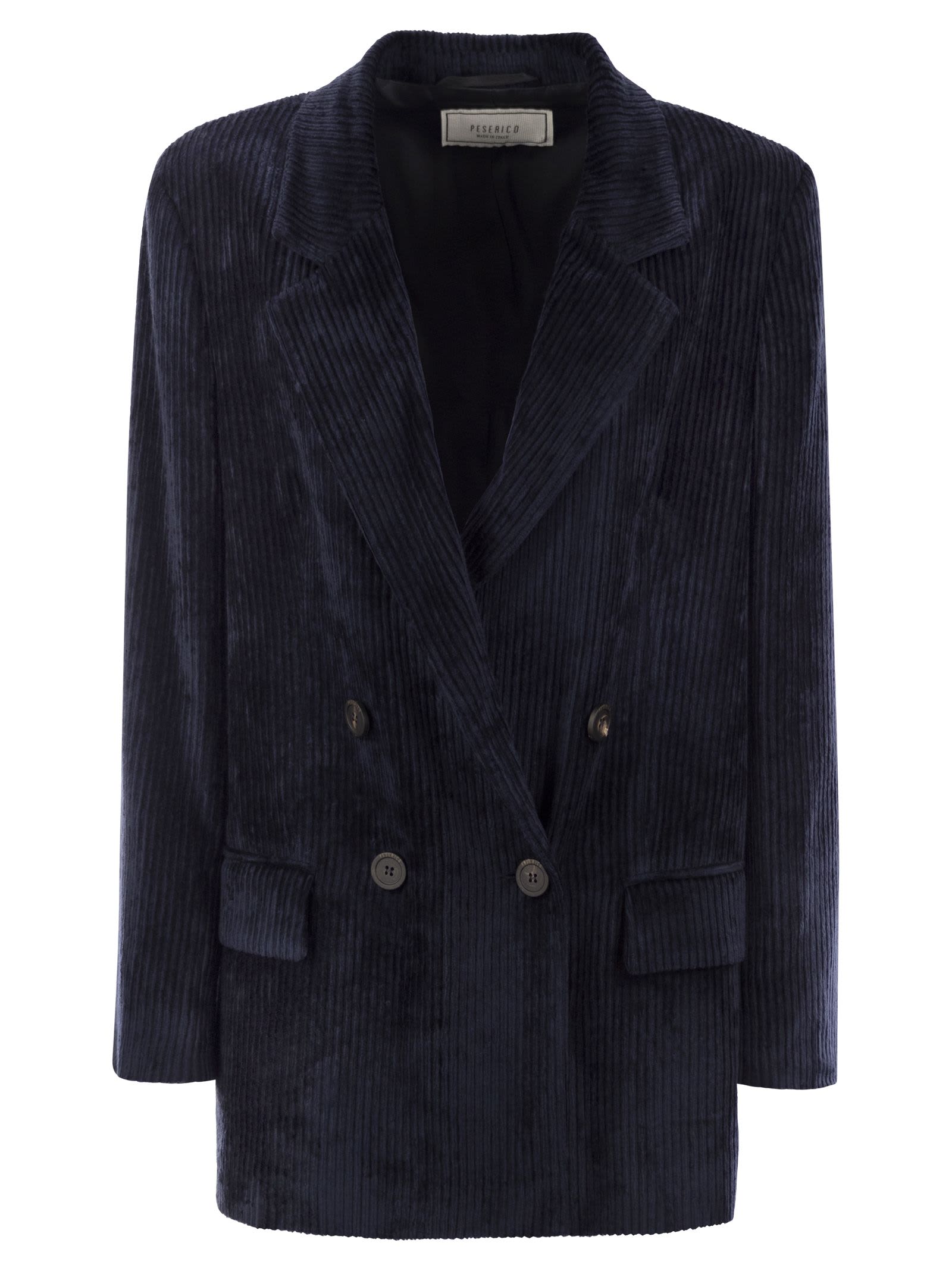 スーツ PESERICO Velvet double-breasted blazer Peserico Velvet Double-breasted Blazer | italist