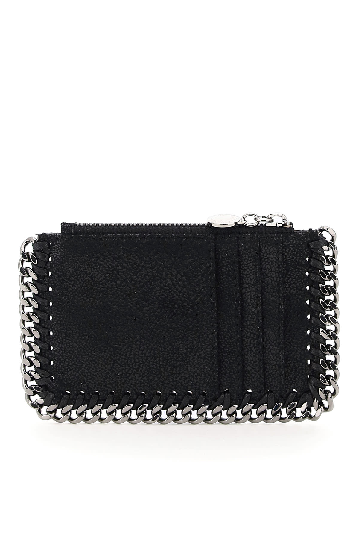 財布・小物その他 STELLA McCARTNEY Black Shaggy Deer Falabella Card Holder Stella McCartney Black Shaggy Deer Card Holder | italist