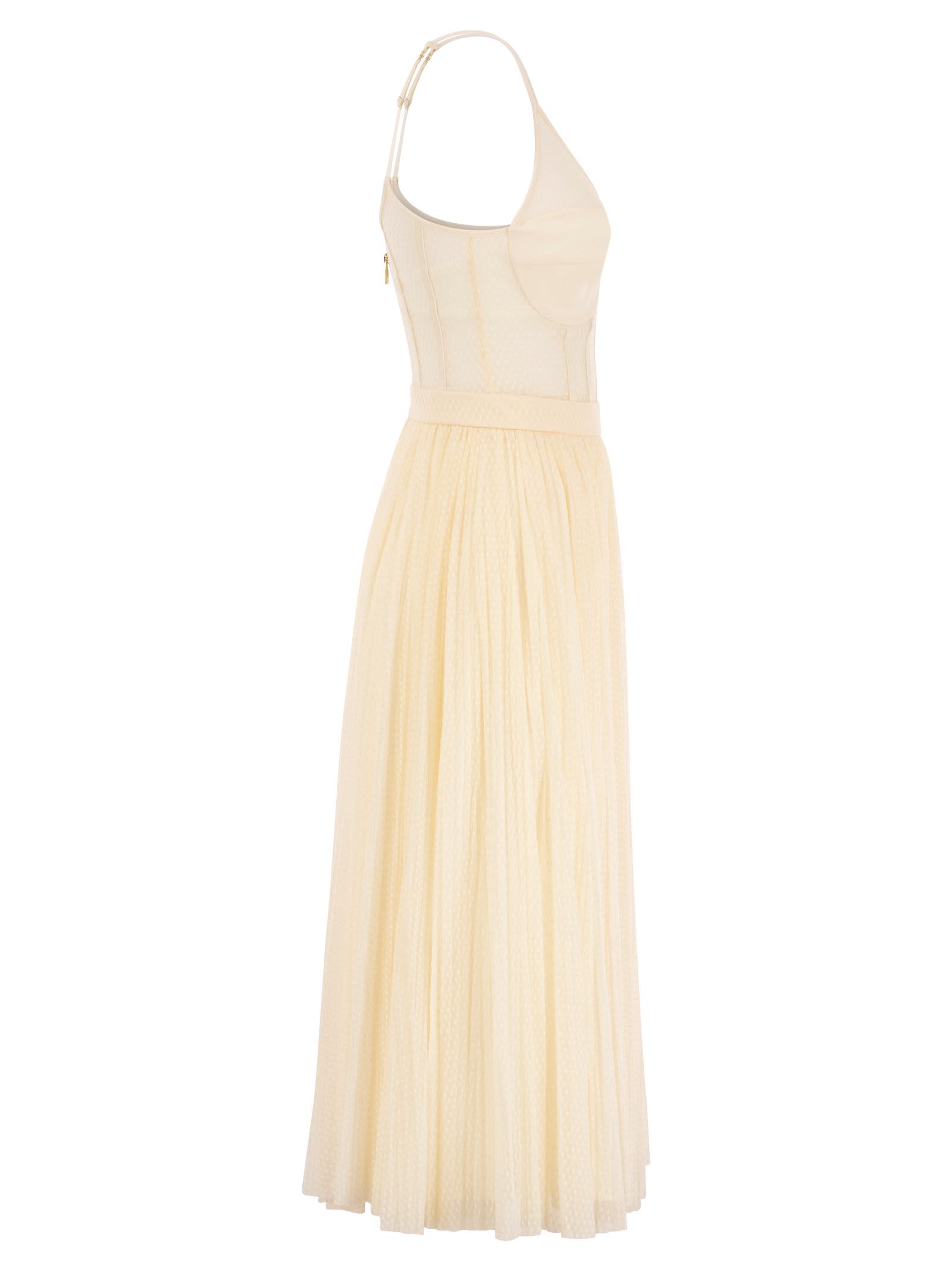Elisabetta Franchi Tulle Bustier Dress | italist