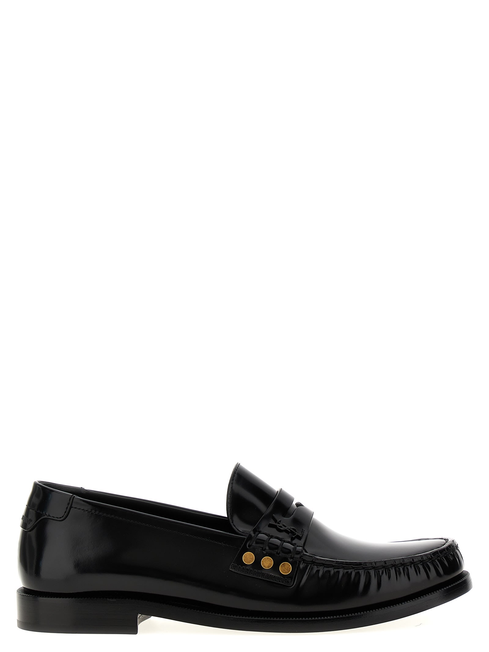 VIP【関税送料無料】希少 Saint Laurent 15 Leather Loafers Saint Laurent Le 15 Loafers | italist