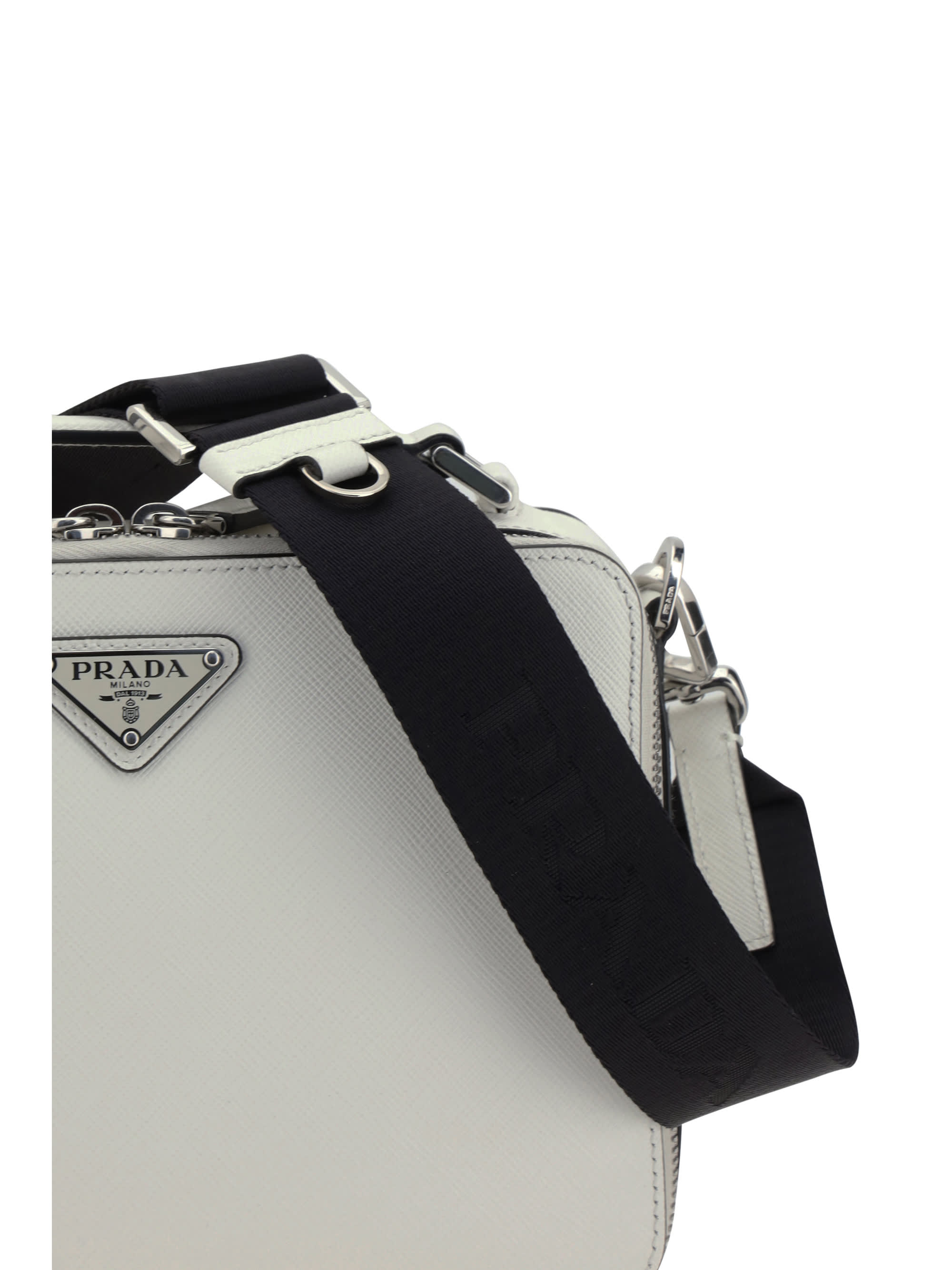 ショルダーバッグ・ポシェット PRADA SHOULDER BAG (1BH192V3OO2EC9 F0009) Prada Leather Shoulder Bag | italist
