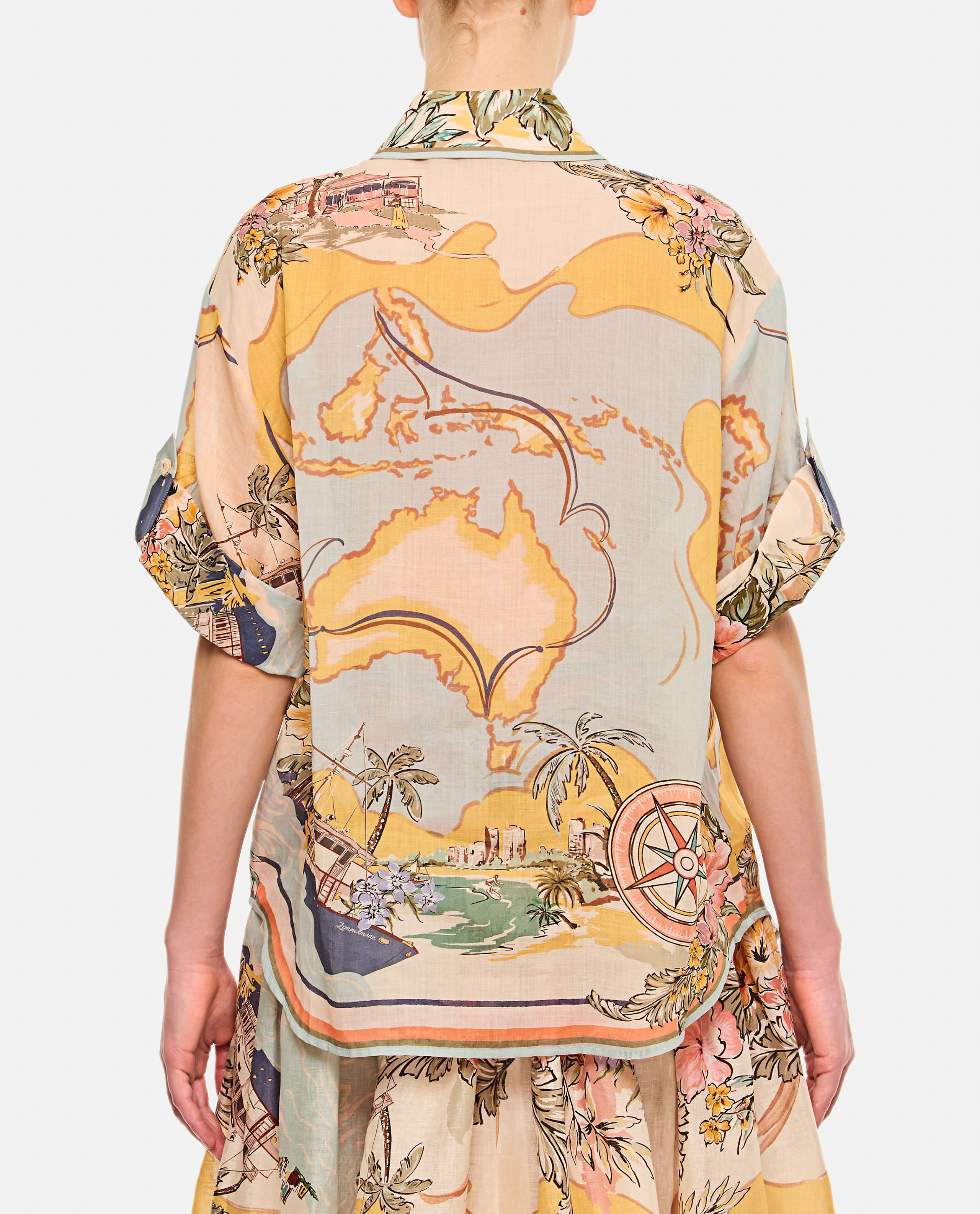 Zimmermann Tallow Relaxed Shirt | italist