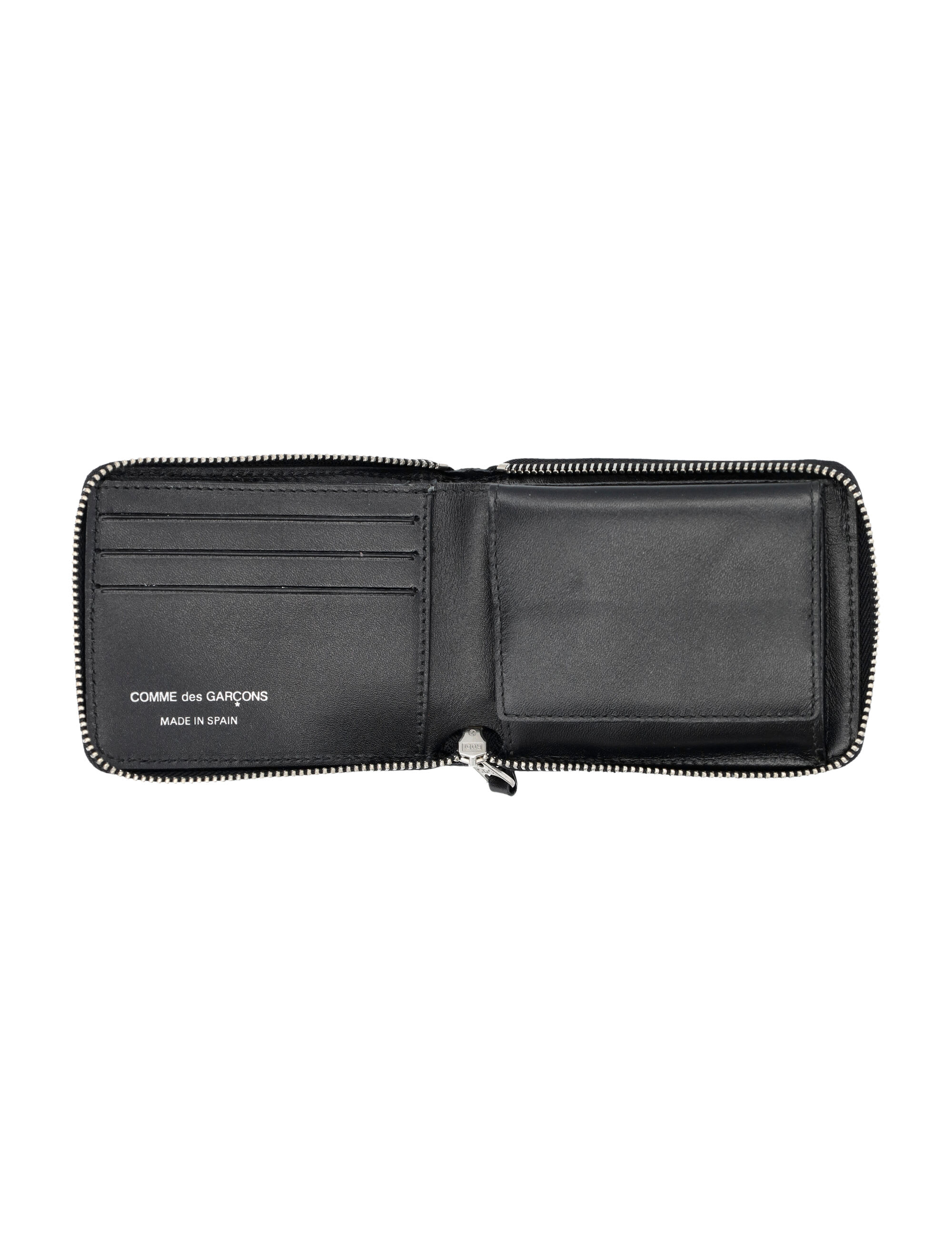 Comme des Garçons Wallet Silver Eyelet Small Wallet | italist