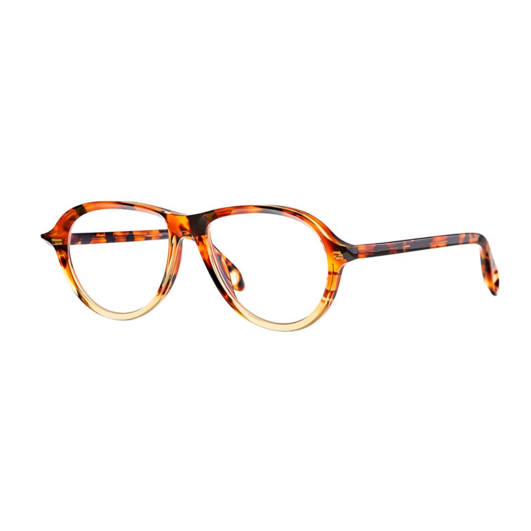 メガネ THEO Theo - AUBE 003 BROWN DALMATIAN+TRANSPARENT POMELO - 3 Theo Eyewear Aube 003 Brown Dalmatian+transparent Pomelo3
