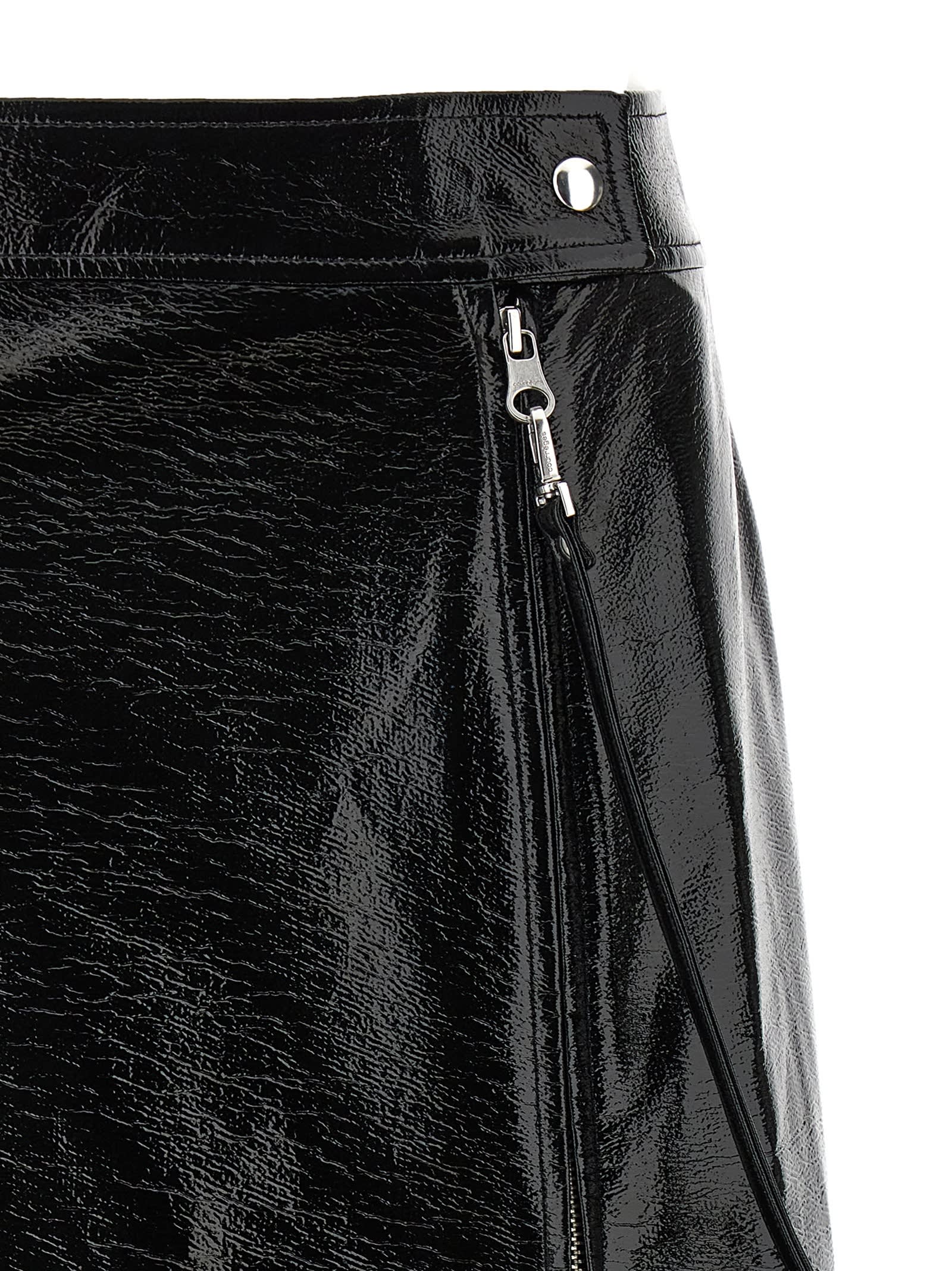 Courrèges 'zipped Vinyl' Skirt | italist