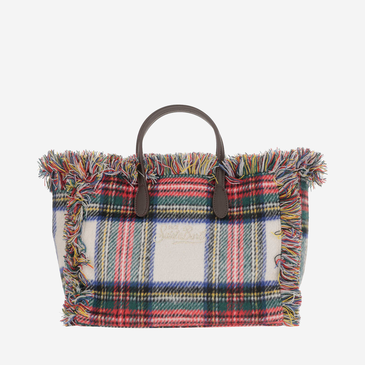 トートバッグ MC2 Saint Barth COLETTE - Linen handbag (COL0018 01995H) Colette linen handbag with striped print – MC2 Saint Barth