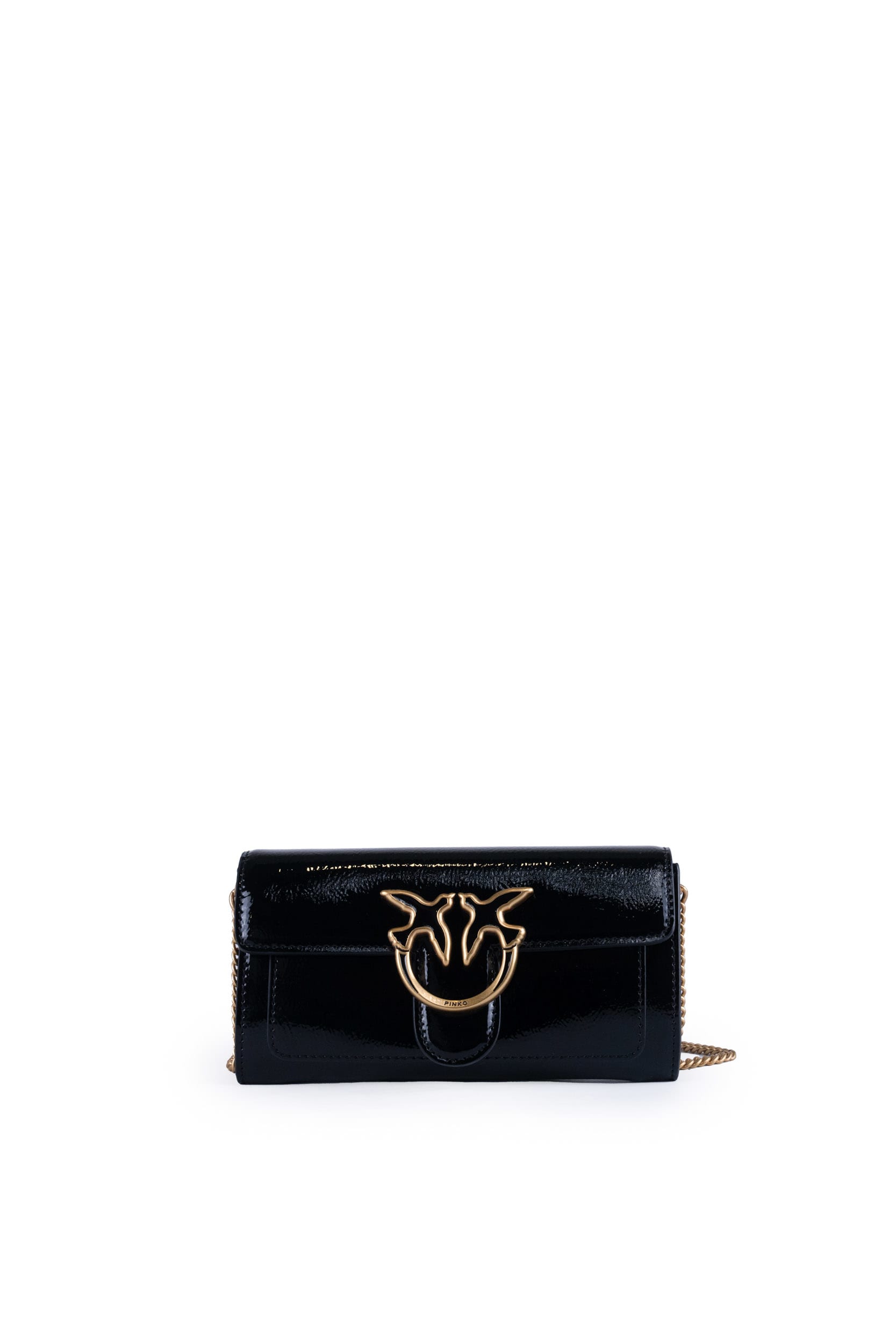 送料関税込み【PINKO】ショルダーウォレット Pinko Love One Wallet Wallet With Shoulder Strap | italist
