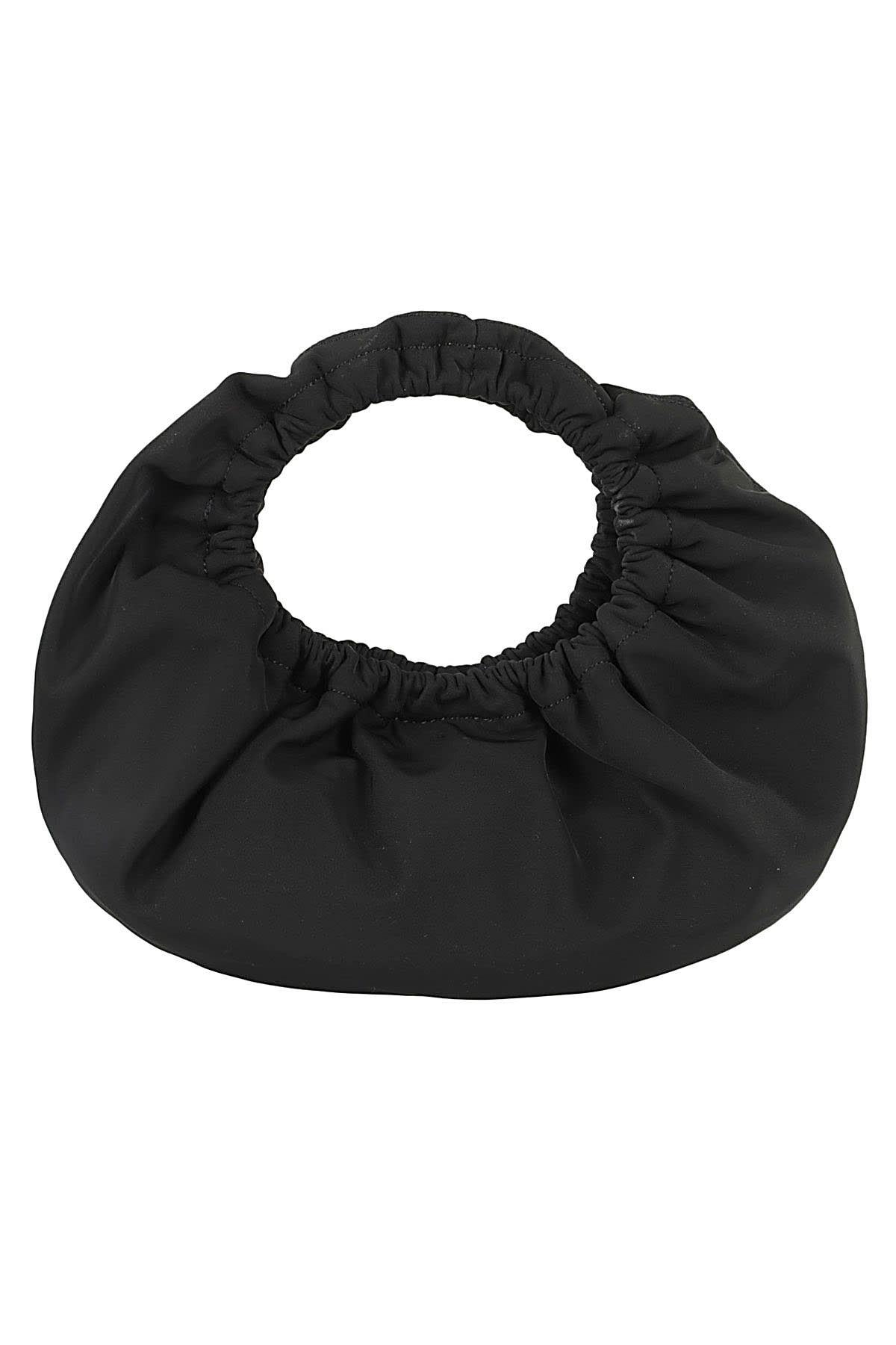 Alexander Wang Black Fabric Crescent Small Handbag | italist