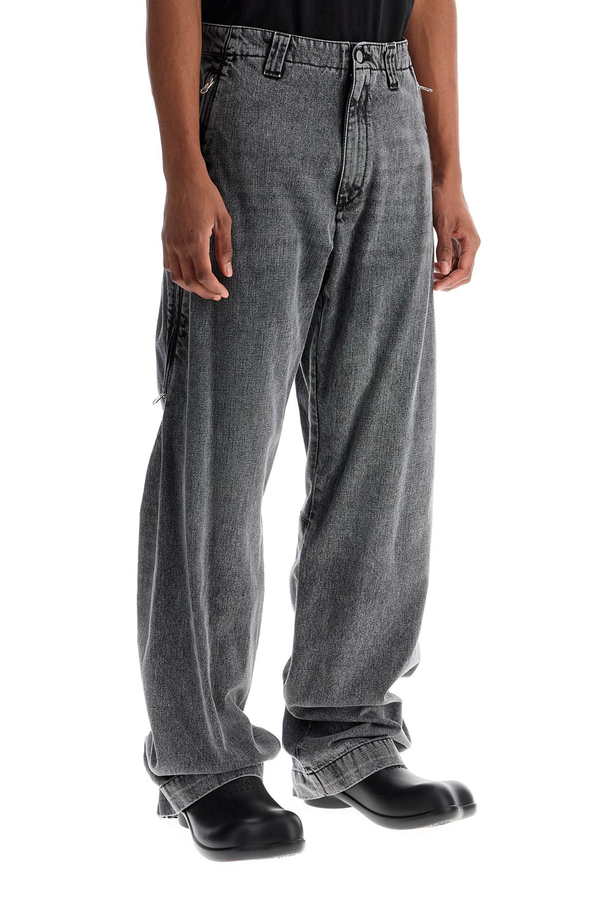 【国内送関税込】MM6 Maison Margiela ☆ ロゴ トラックパンツ MM6 Maison Margiela トラックパンツ | グレー | FARFETCH JP
