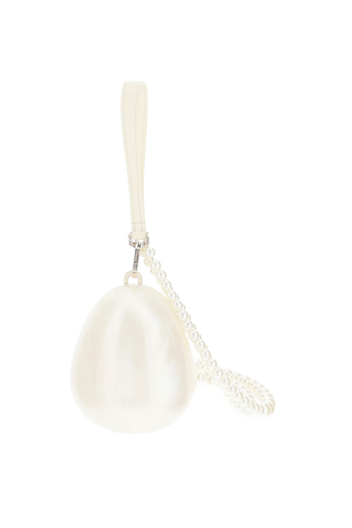 Simone Rocha Micro Egg Perspex Shoulder Bag - White