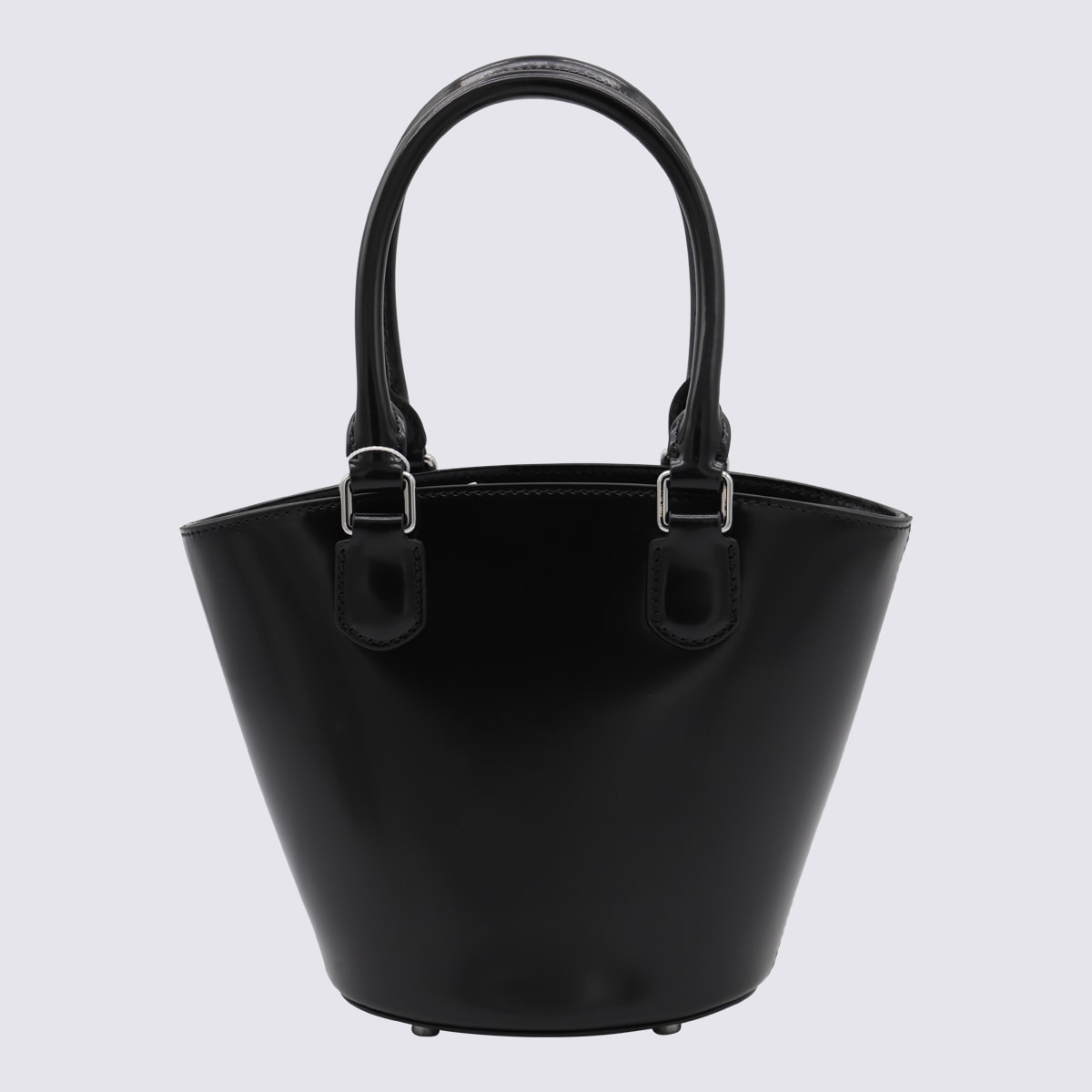 ハンドバッグ SELF-PORTRAIT Woman Handbag Black PF25314AB BLACK self-portrait Black Leather Top Handle Bag | italist, ALWAYS