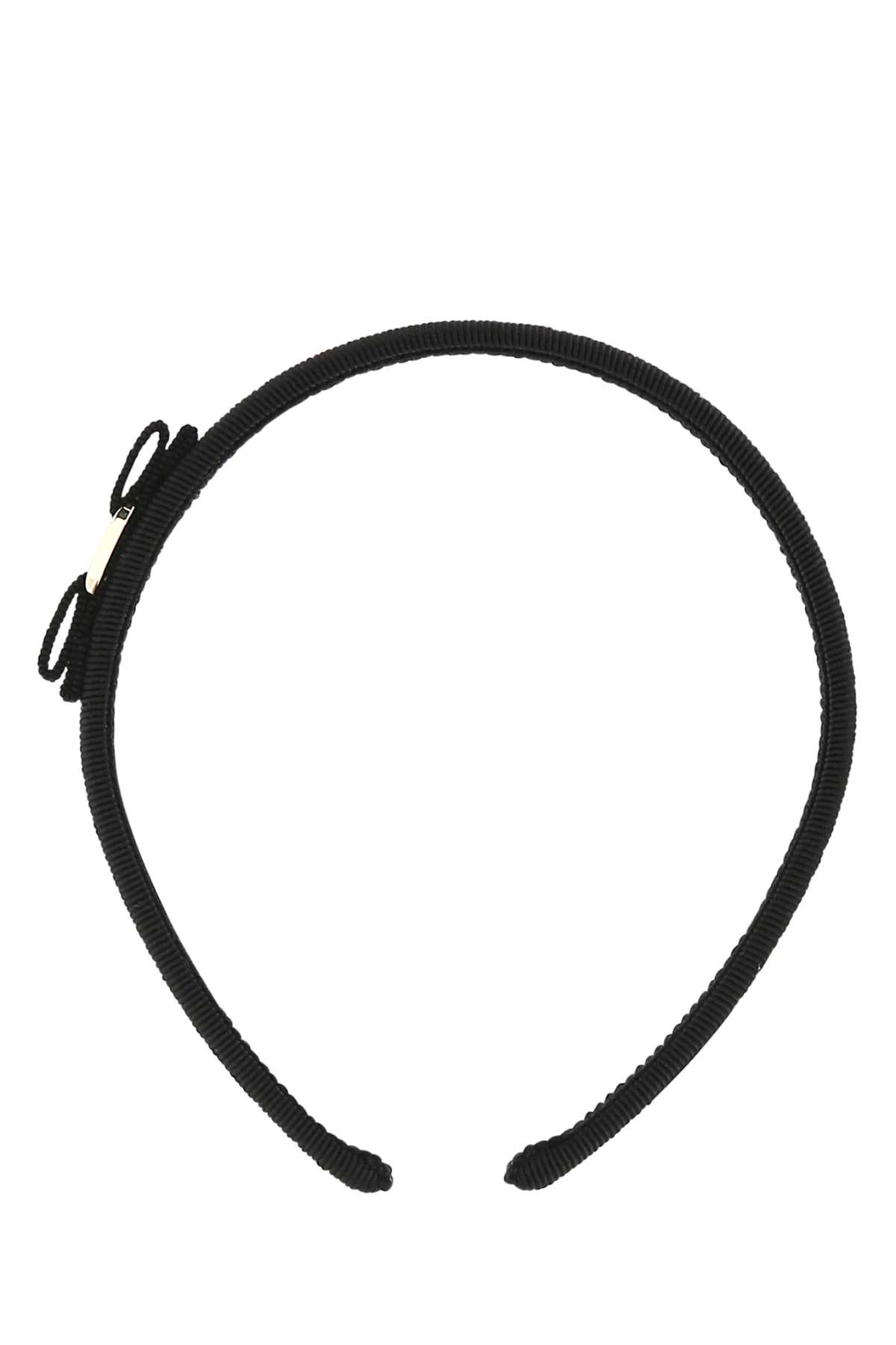 ヘアアクセサリー SALVATORE FERRAGAMO BLACK COTTON BLEND HAIR BAND Ferragamo Black Cotton Blend Hair Band | italist